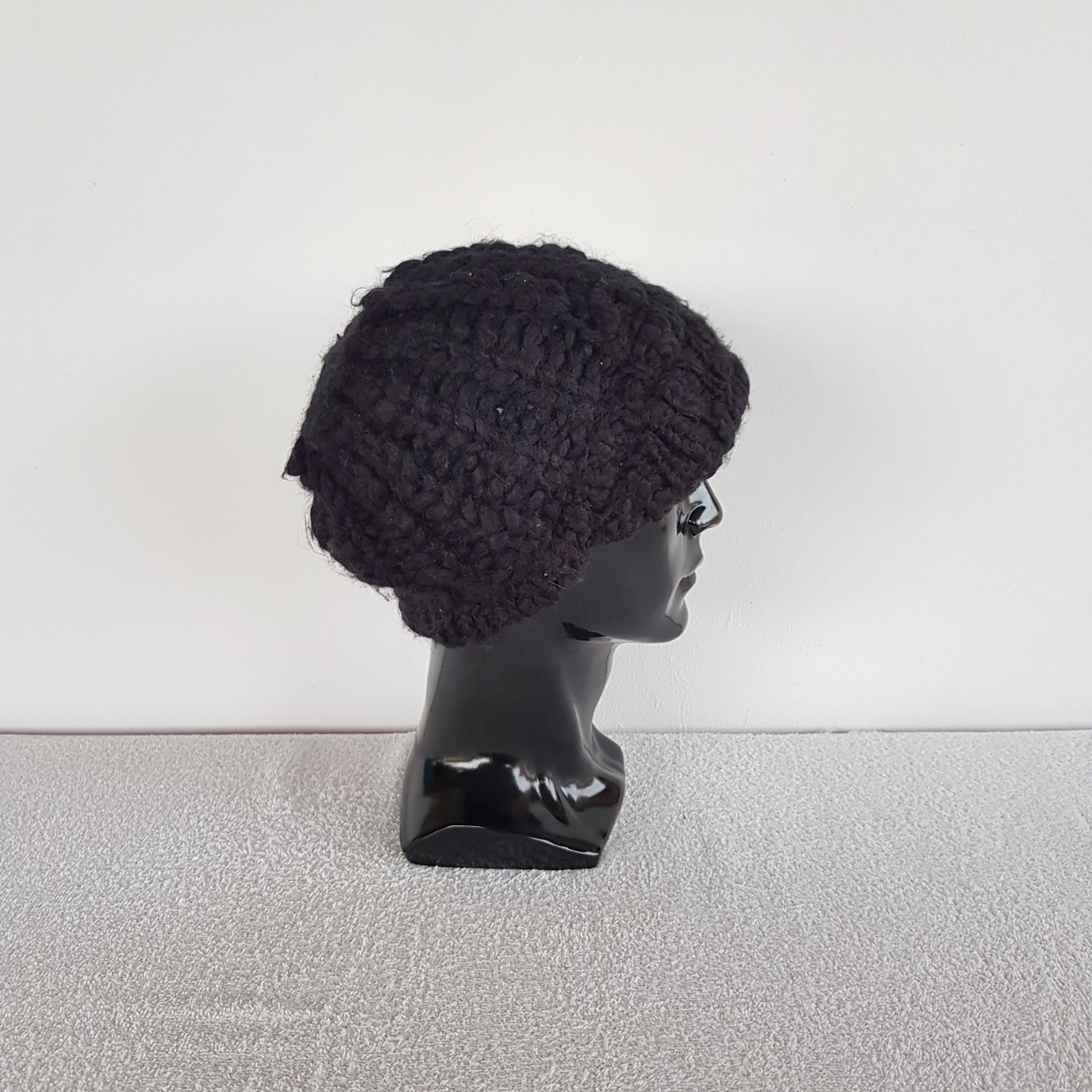 Homespun Knitwear Vintage Unknown Japanese Crochet Beanie Y2K Snow Caps Hats Size ONE SIZE - 3 Thumbnail