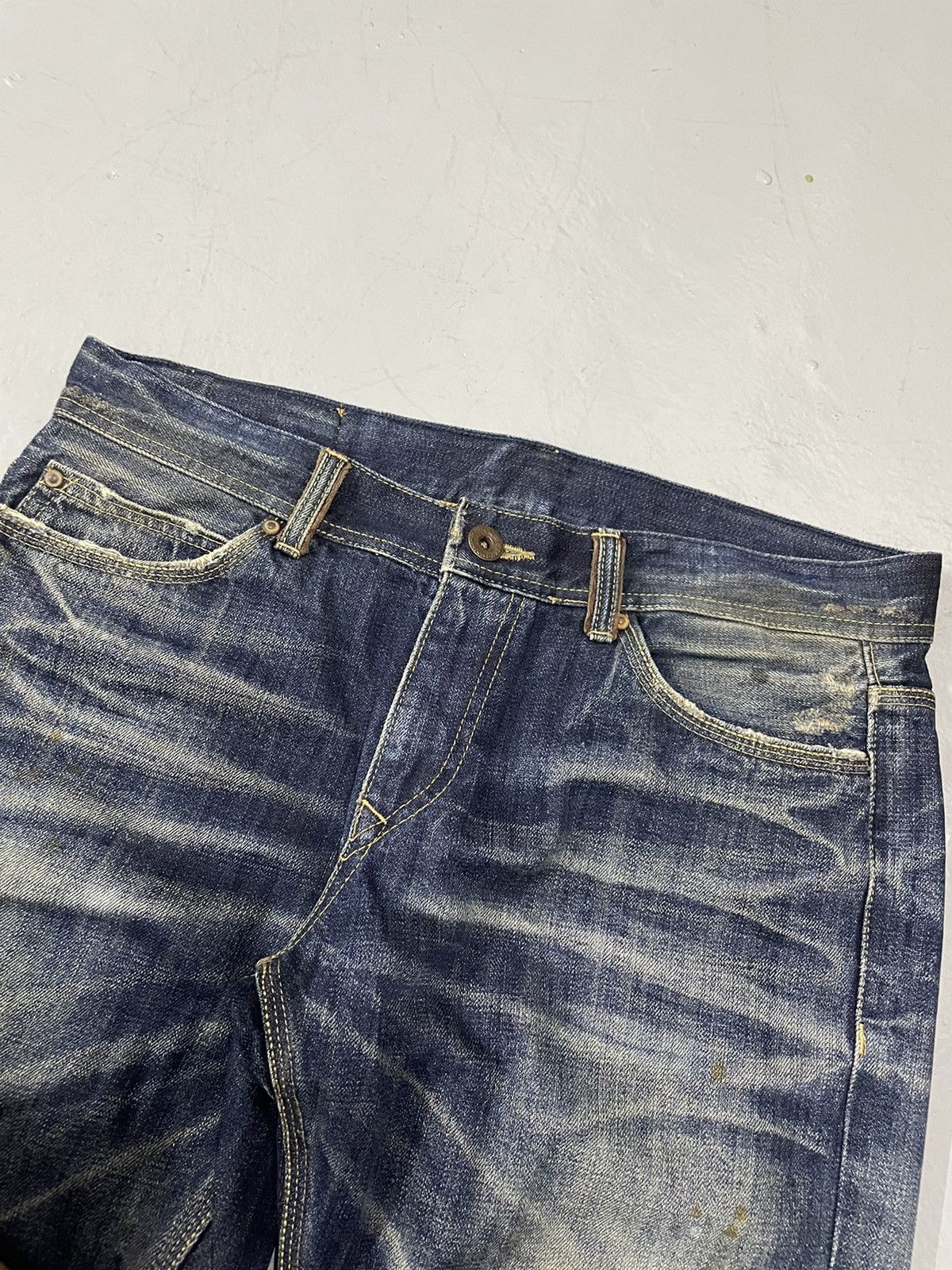 Seditionaries A.V.H Relaxed Fit Jeans Distressed Indigo Size US 36 / EU 52 - 4 Thumbnail