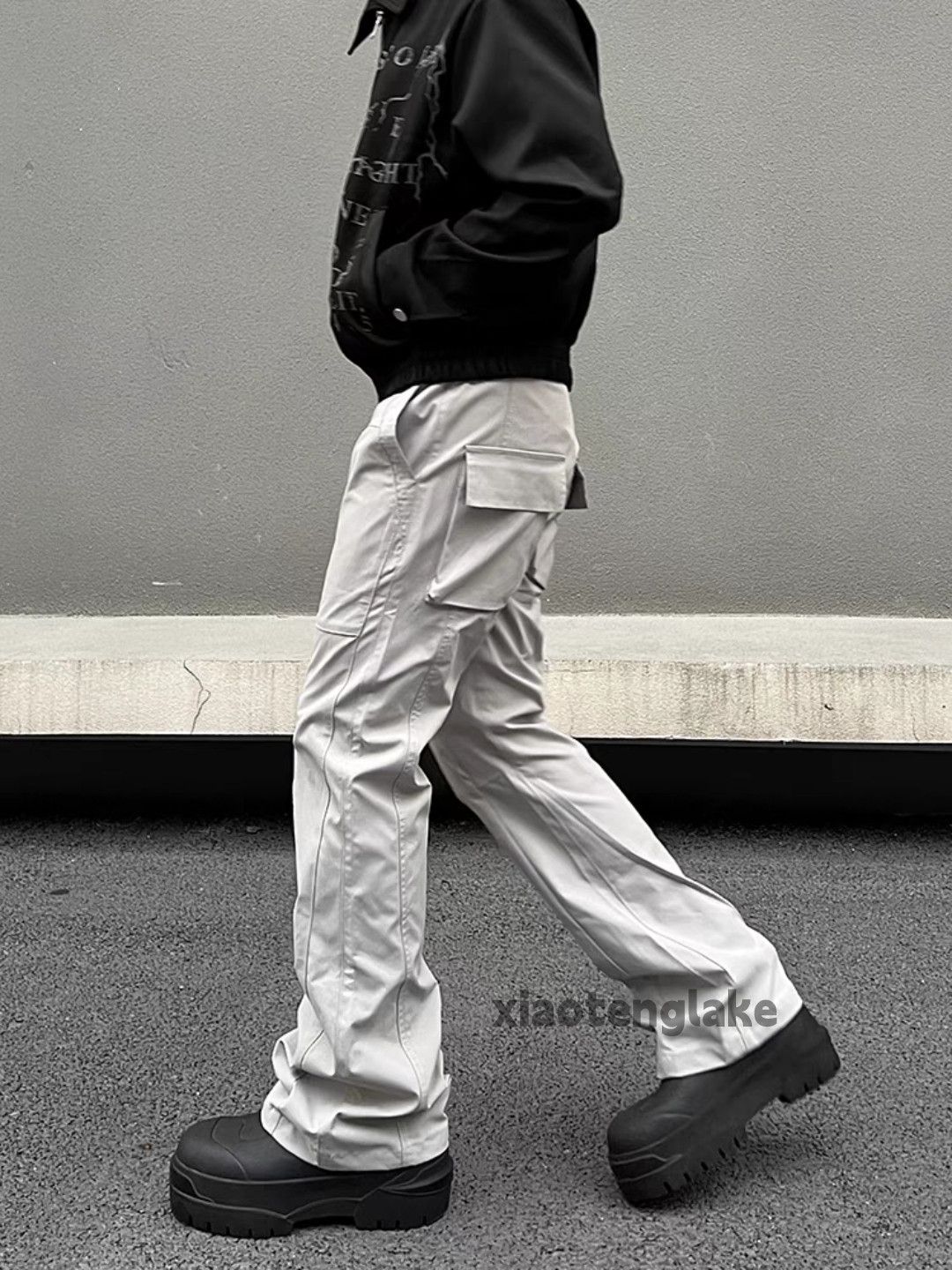 Designer × Japanese Brand × Vintage utility skate hiphop cleanfit yuppie flared cargo pants Size US 30 / EU 46 - 3 Thumbnail