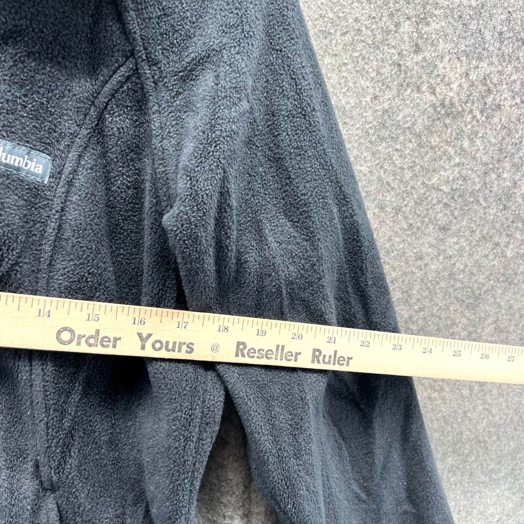 Vintage VINTAGE Columbia Sweater Women Medium Black Full Zip Jacket Benton Springs Winter Regular Fit Full Zip Size M / US 6-8 / IT 42-44 - 4 Thumbnail