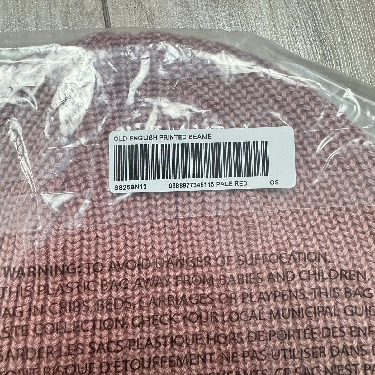 Supreme Supreme Old English Printed Beanie Red Skullcap Deadstock Size ONE SIZE - 6 Thumbnail
