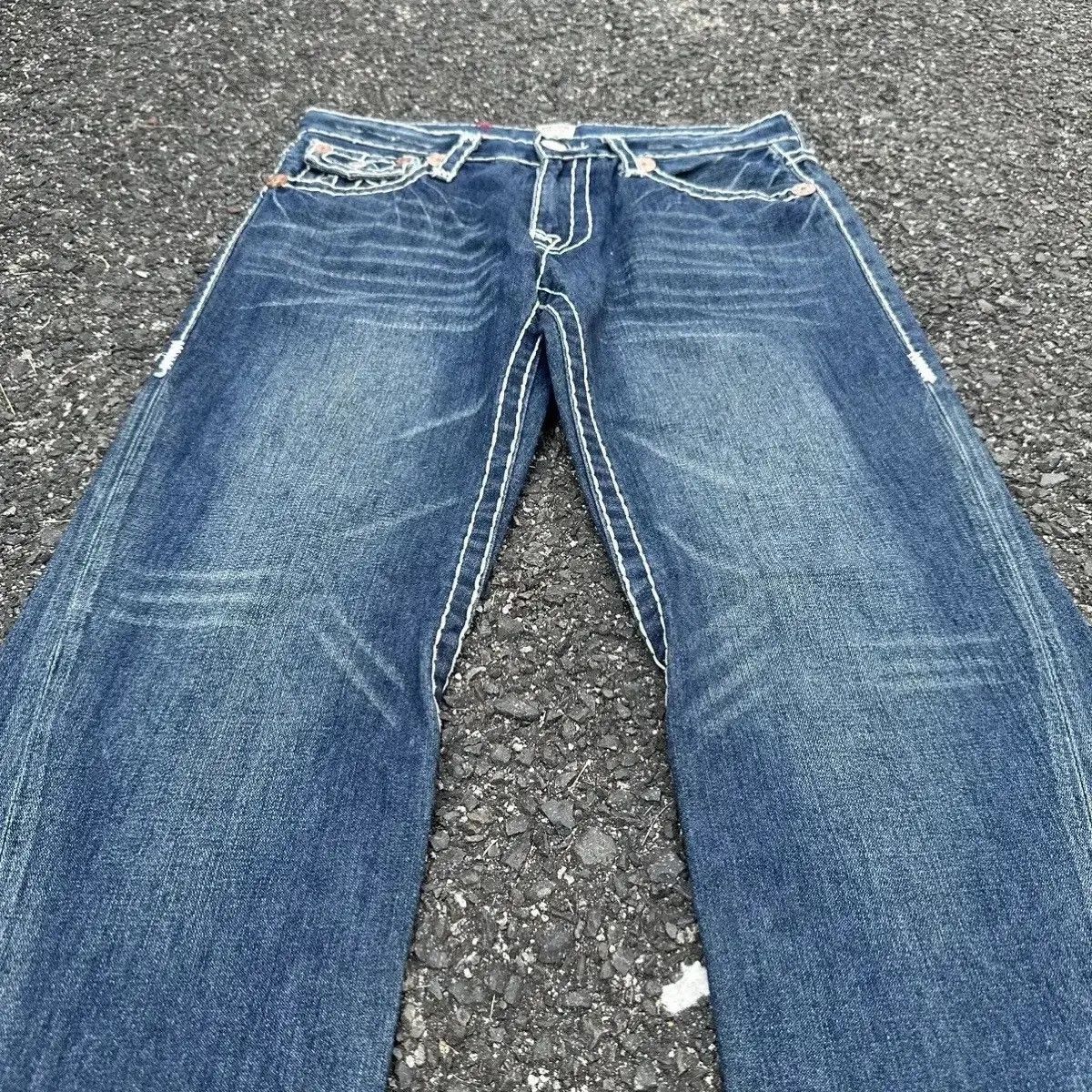 True Religion VINTAGE TRUE RELIGION JEANS BIG STITCH DENIM VERY RARE PANTS Size US 34 / EU 50 - 2 Thumbnail