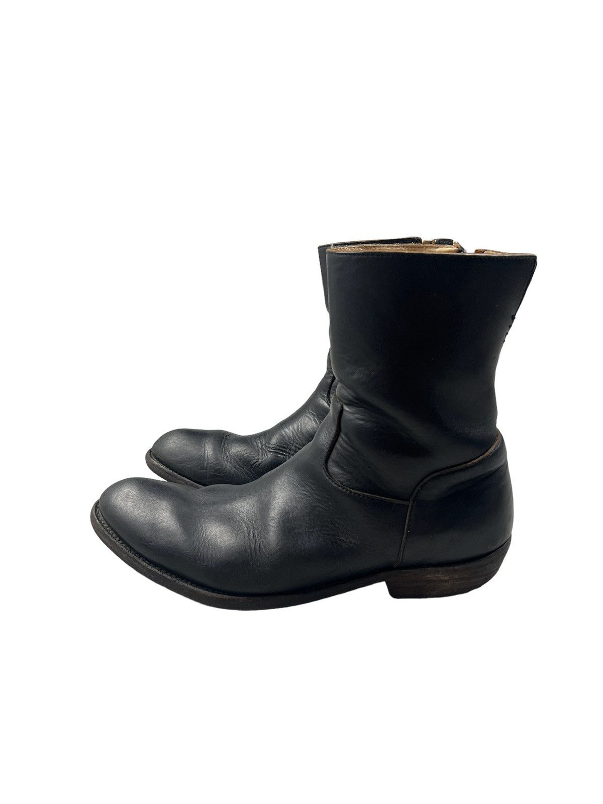 The Viridi-anne The Veridi-anne Side Zipper Leather Boots Size US 11 / EU 44 - 4 Thumbnail