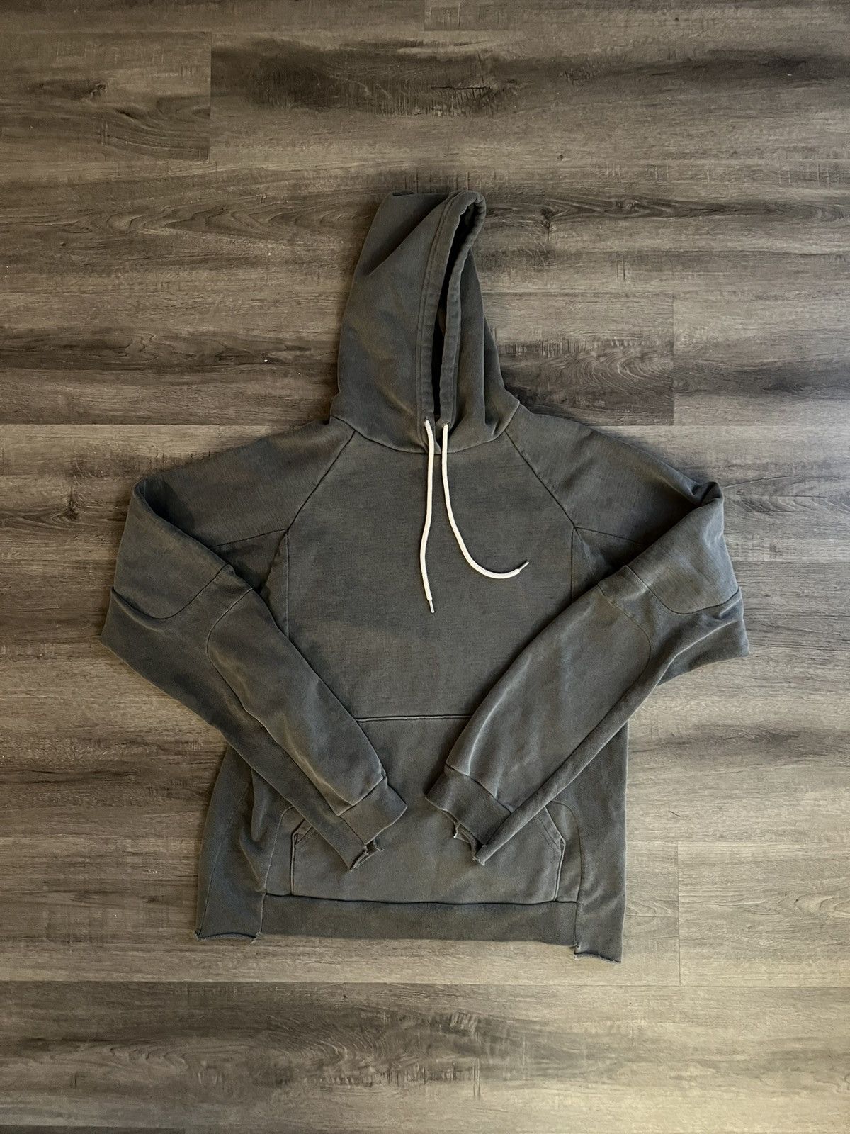 BRAND NEW John Elliott gray reconstructed hoodie