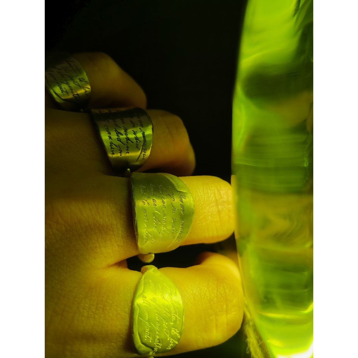 Jewelry New Trend Jewelry Rings Open Size Chrome Ring (Size 7-13) Size ONE SIZE - 2 Thumbnail