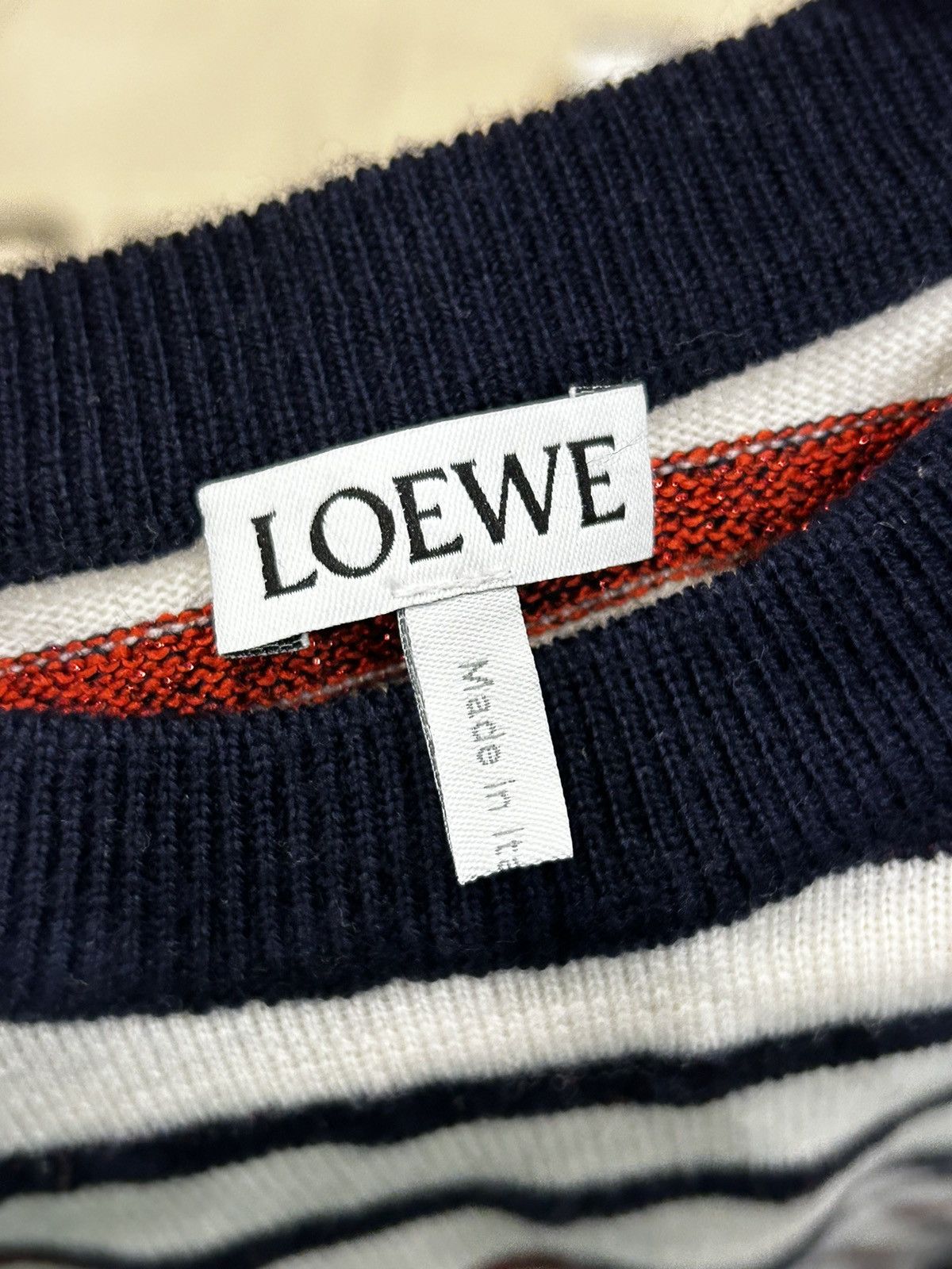 Loewe Loewe Striped Letter Sweater Size US M / EU 48-50 / 2 - 5 Thumbnail