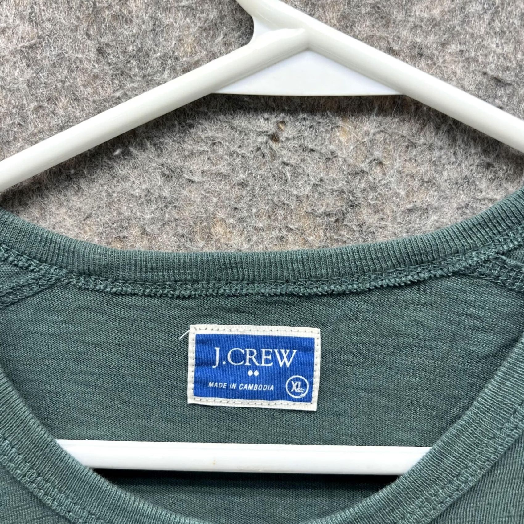 J.Crew VINTAGE J.CREW Shirt Men XL Teal Blue Sweatshirt Crewneck Pullover Warm (All Seasons) Size US XL / EU 56 / 4 - 5 Thumbnail