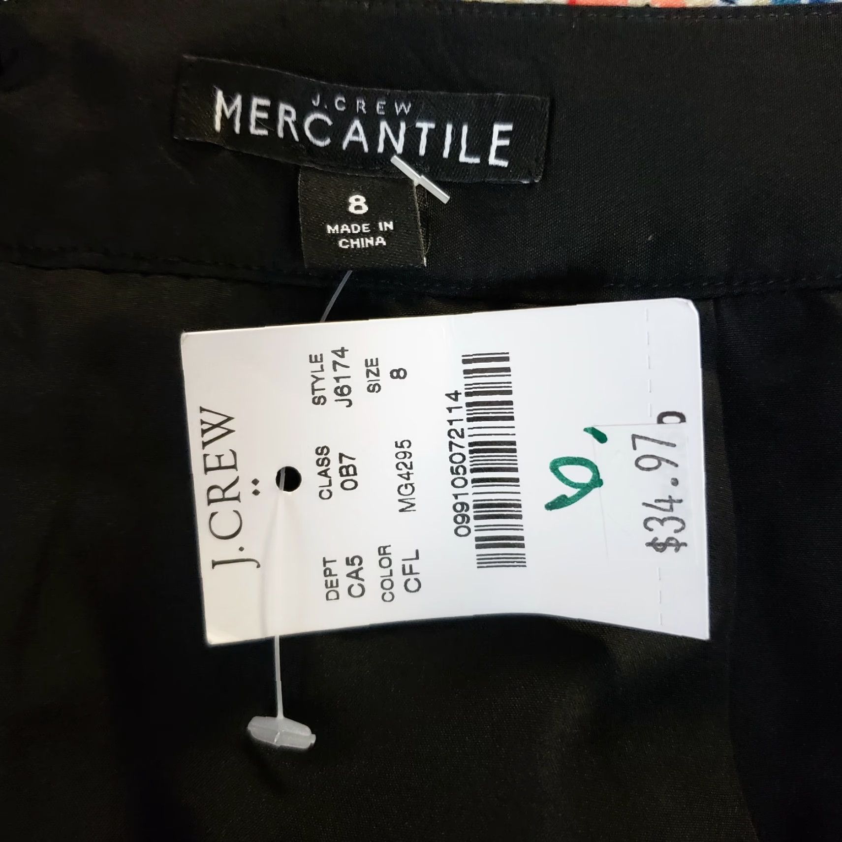 J.Crew J.Crew Mercantile Womens Skirt Sz 8 Pink Blue Floral Zips Mini Short Zip Womens Size 30" / US 8 / IT 44 - 4 Thumbnail