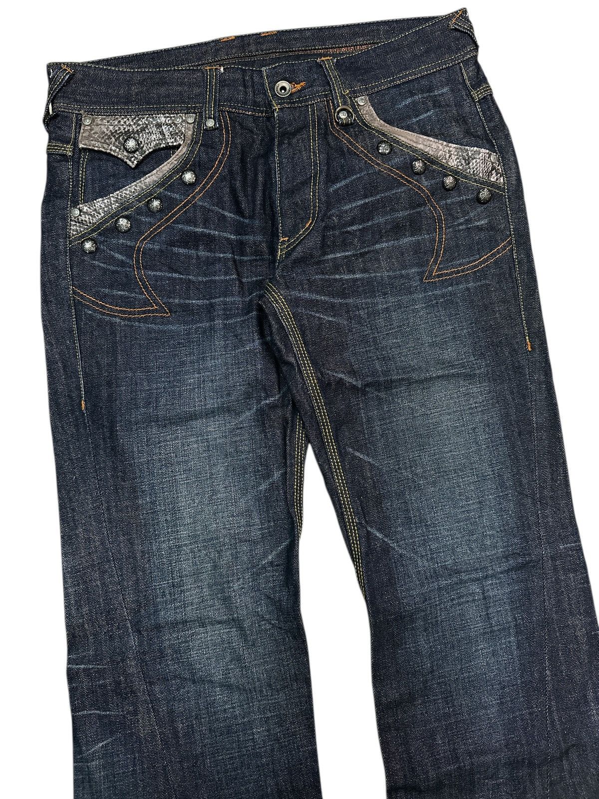 Kapital Flare Nicole Club For Men Snake Skin . Size US 34 / EU 50 - 3 Thumbnail