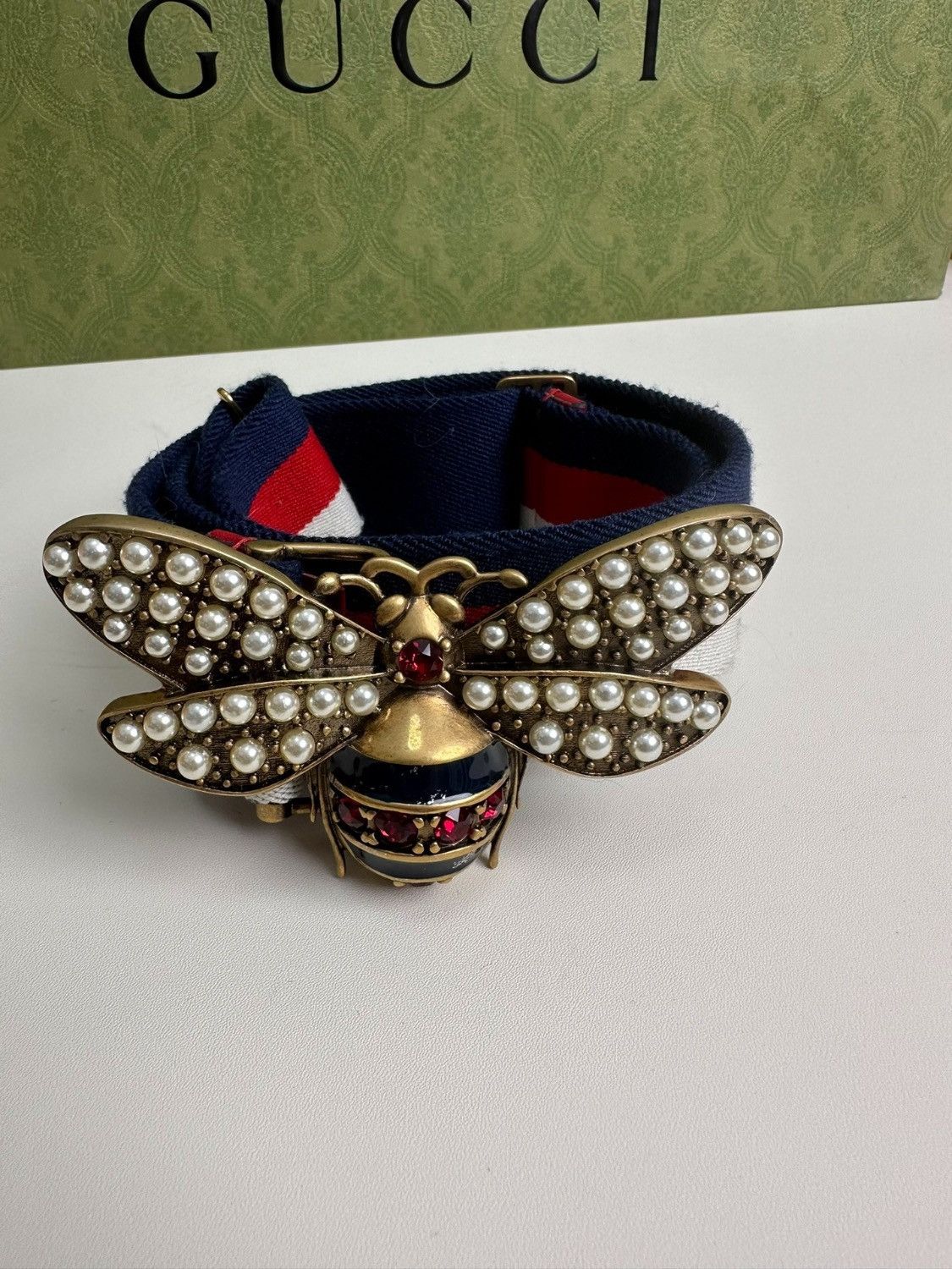 Gucci Gucci runway bee belt Size ONE SIZE - 1 Thumbnail