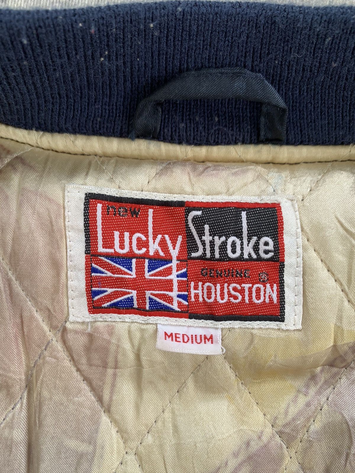 Lucky Brand × Vintage Lucky Stroke Houston American Bikers Sukajan Jacket Size US M / EU 48-50 / 2 - 17 Thumbnail