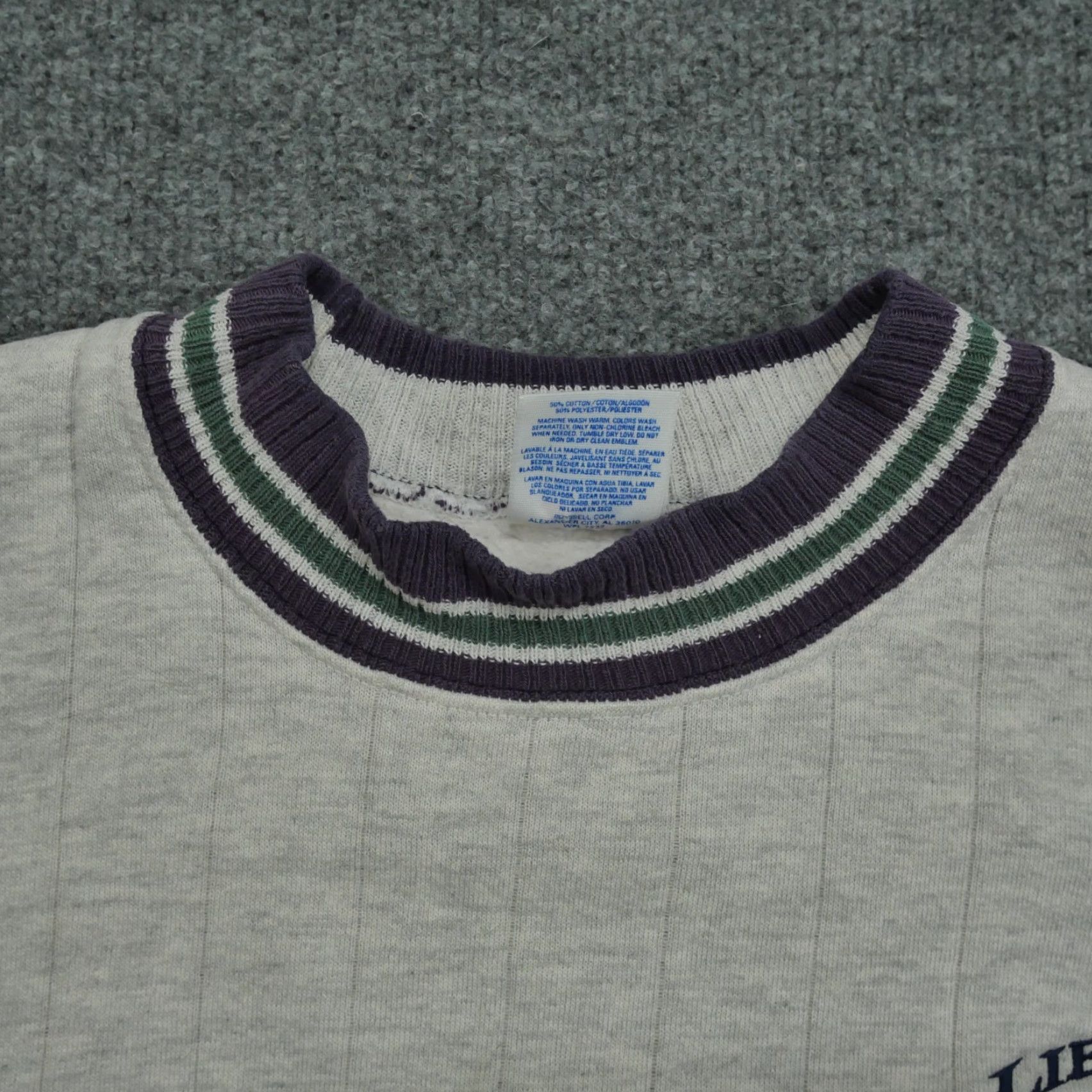 Jerzees VINTAGE JERZEES Sweatshirt Mens XL Gray Purple Pullover 90s Missouri Comfort Crew Neck Logo Size US XL / EU 56 / 4 - 4 Thumbnail