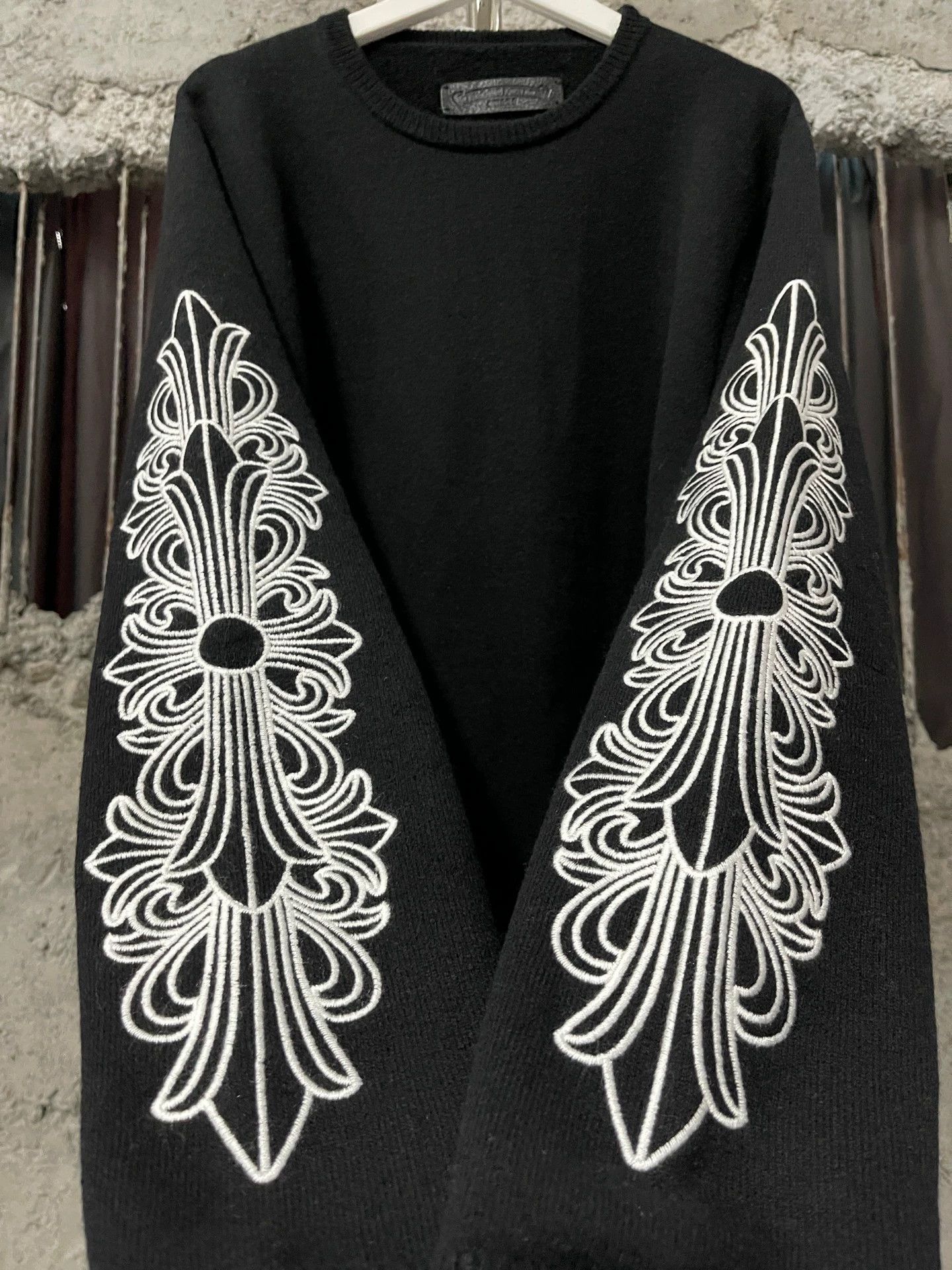 Chrome Hearts Chrome Hearts Cashmere Tattoo Arm Sweater M New Size US M / EU 48-50 / 2 - 5 Thumbnail