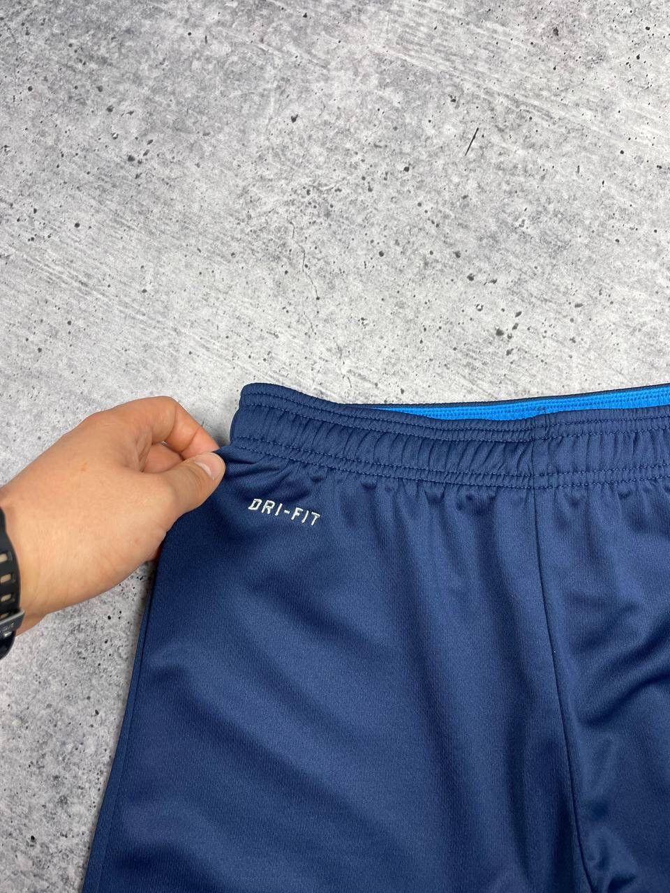 Nike × Vintage Vintage Nike 90’s Y2K Style Drill Blue Soccer Casual Shorts Size US 30 / EU 46 - 7 Thumbnail