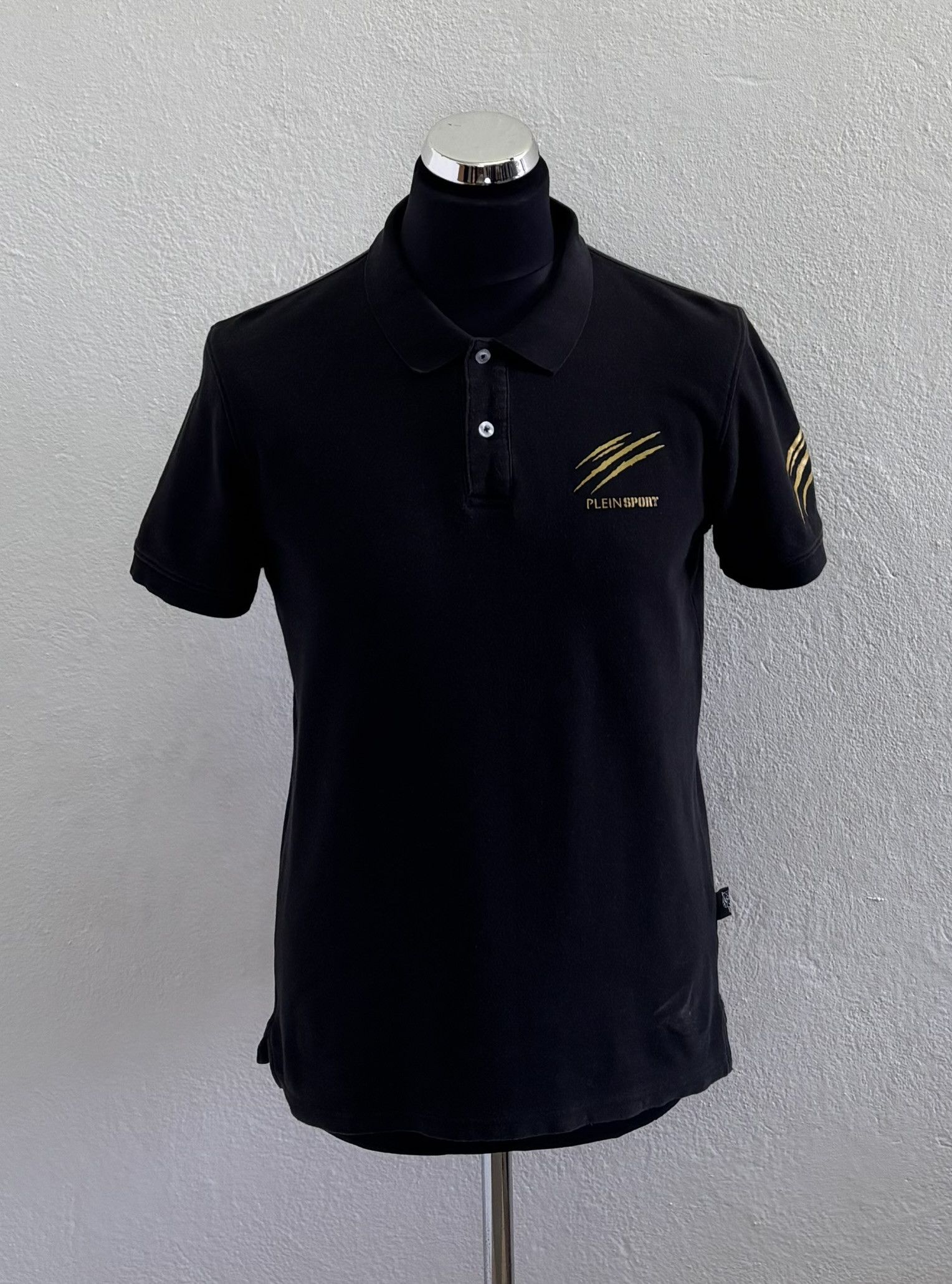 Philipp Plein Plein Sport Black Polo Medium Size US M / EU 48-50 / 2 - 1 Thumbnail