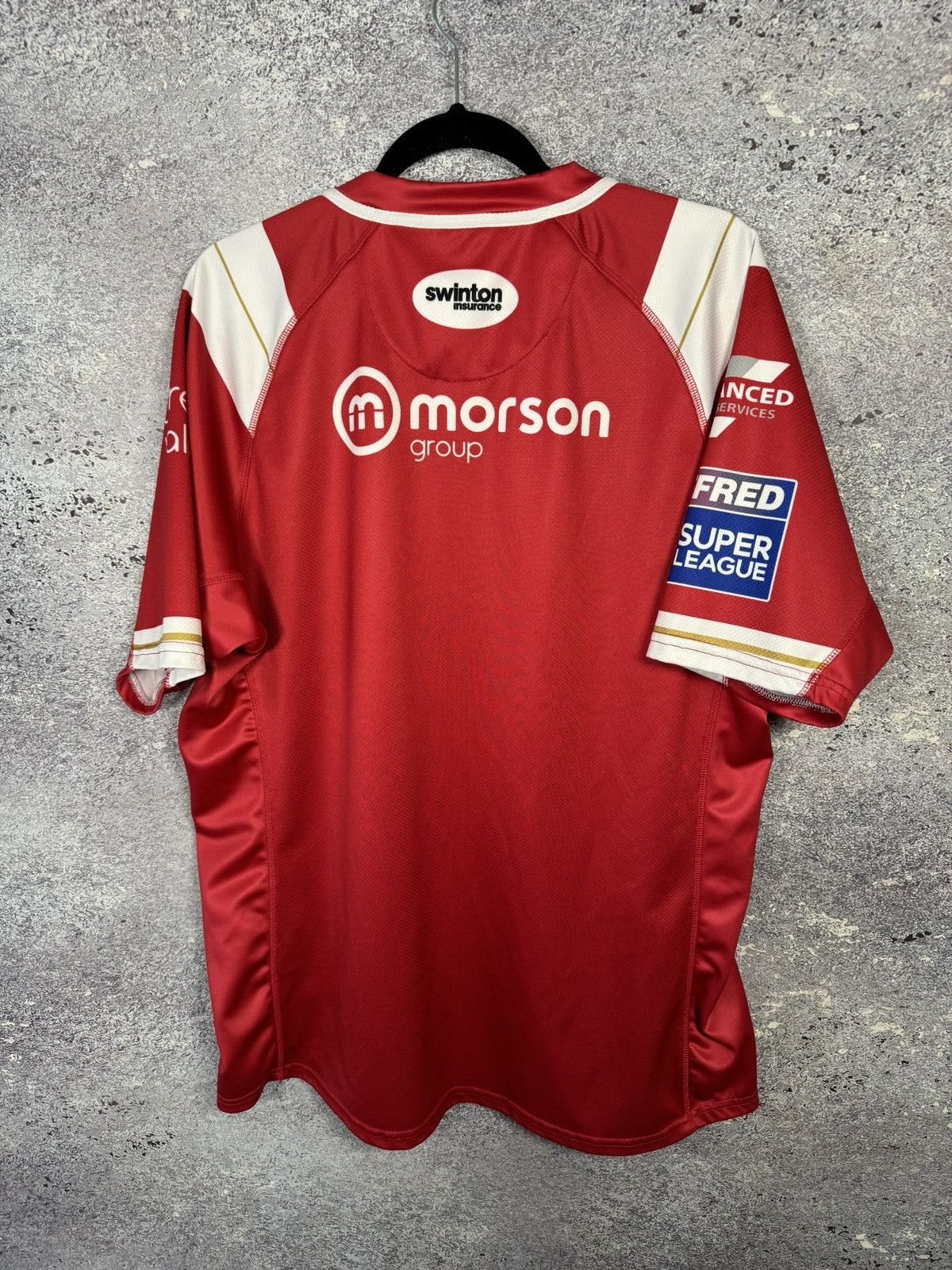 Vintage Salford Red Devils Rugby Jersey Men’s Size XL Size US XL / EU 56 / 4 - 18 Thumbnail