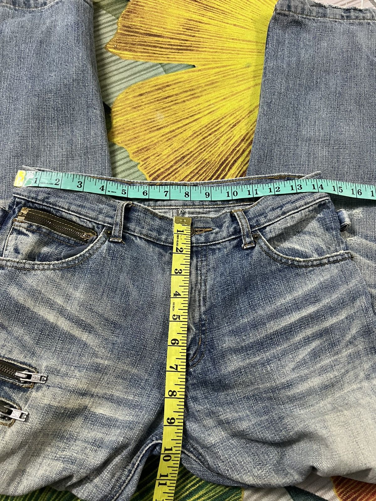 If Six Was Nine × Japanese Brand × Seditionaries HUNDREDCLUB SEARCH AND DESTROY ANARCHY DISTRESSED JEANS Size US 28 / EU 44 - 14 Thumbnail