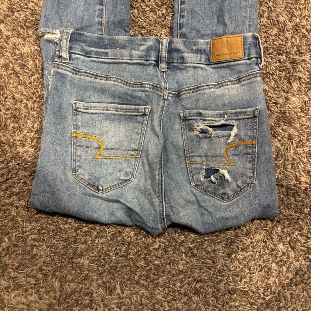 American Eagle Outfitters Women’s American Eagle High Rise Curvy Jegging Jeans Size 26" / US 2 / IT 38 - 1 Thumbnail