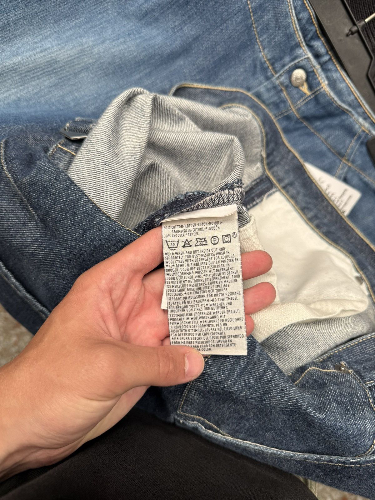 Levi's Vintage Levis Engineered Cinch Back Loose Fit Denim Jeans Size US 32 / EU 48 - 16 Thumbnail