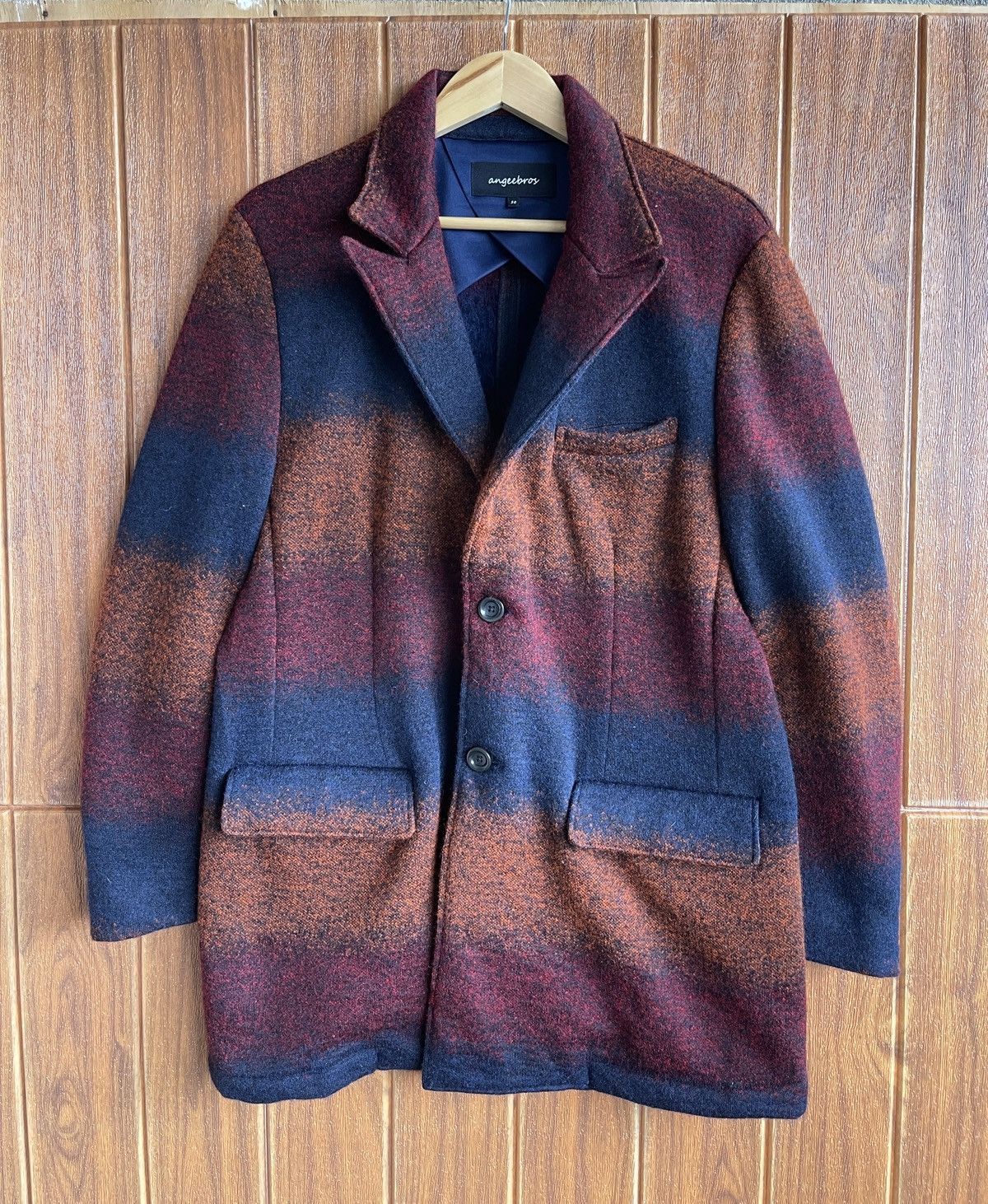 Vintage Last Drop🔥Rare🔥Vintage Angeebros Wool Blazer Navajo Design Size US L / EU 52-54 / 3 - 1 Thumbnail