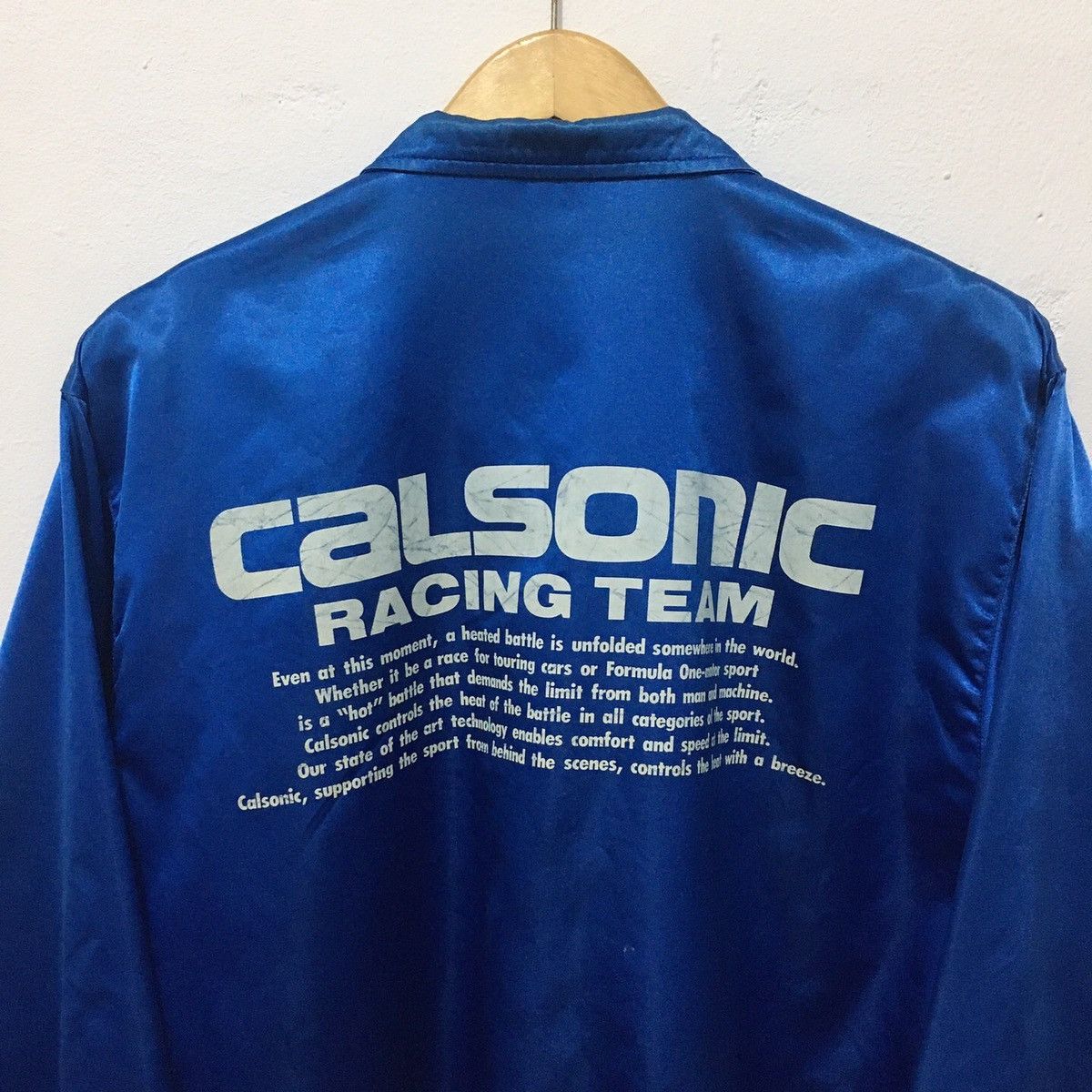 Gear for Sports × Vintage Vintage Nissan Calsonic Racing Team Jacket JDM Size US L / EU 52-54 / 3 - 11 Thumbnail