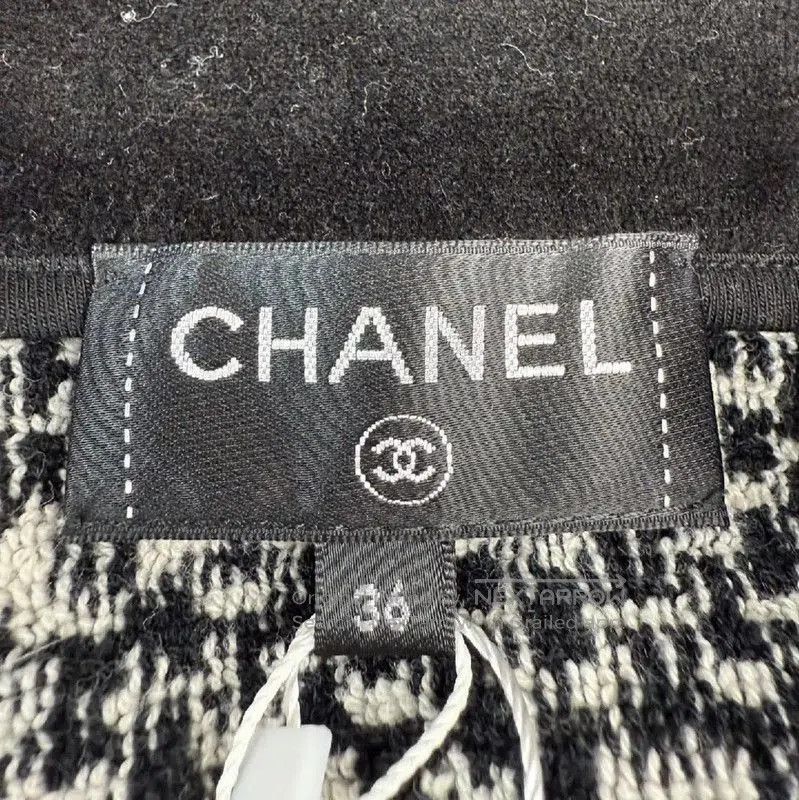 Chanel Chanel Color-Blocked Cotton Ladies Skirt . Size 23" - 6 Thumbnail