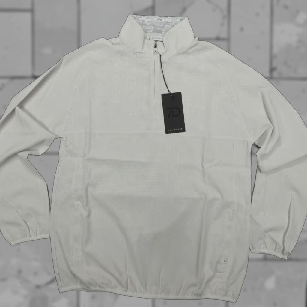 Vintage 7 Diamonds Oxygenate 1/4 Zip Pullover XL Anti-Odor Quick Dry Stretch Dry Activewear Men Size US XL / EU 56 / 4 - 1 Thumbnail