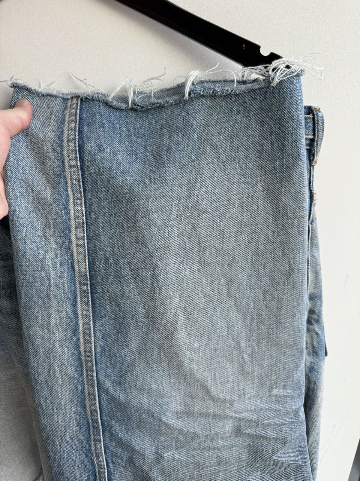 Balenciaga BALENCIAGA FALL22 RUNWAY DESTROYED SKATER DENIM JEANS RARE Size US 30 / EU 46 - 5 Thumbnail