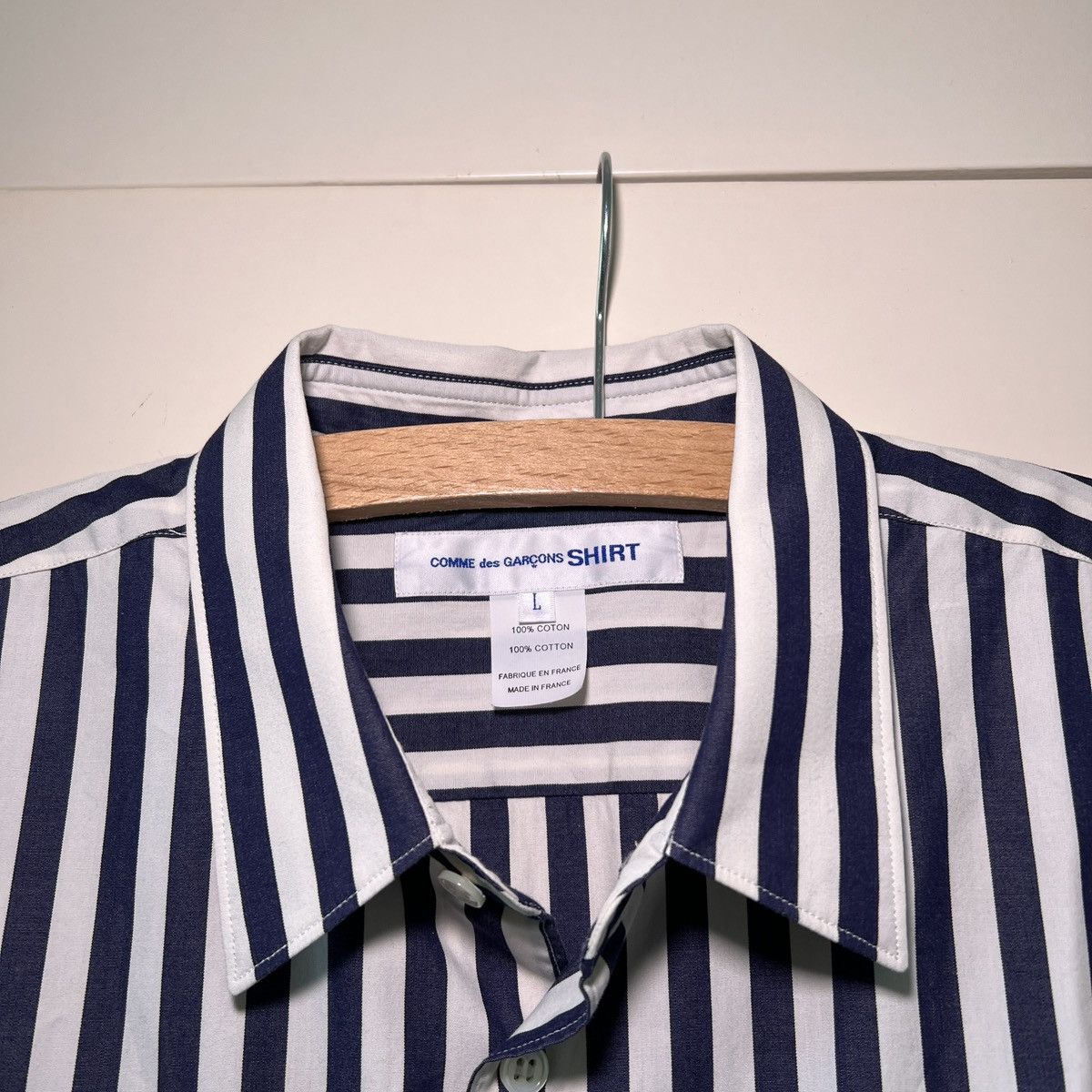 Comme des Garcons Comme des garcons Shirt Homme white/blue Size US L / EU 52-54 / 3 - 2 Thumbnail