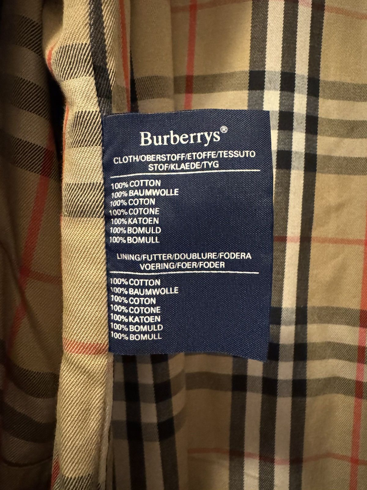 Burberry Vintage Burberrys 100% Cotton Trench Coat Size US XL / EU 56 / 4 - 6 Thumbnail