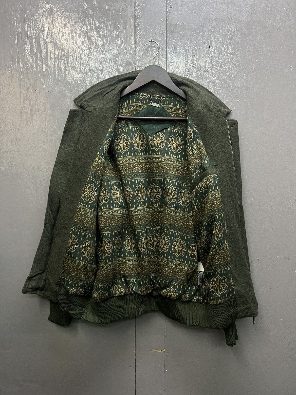 Gents Vintage Gents Wool Bomber Jacket Size US L / EU 52-54 / 3 - 5 Thumbnail