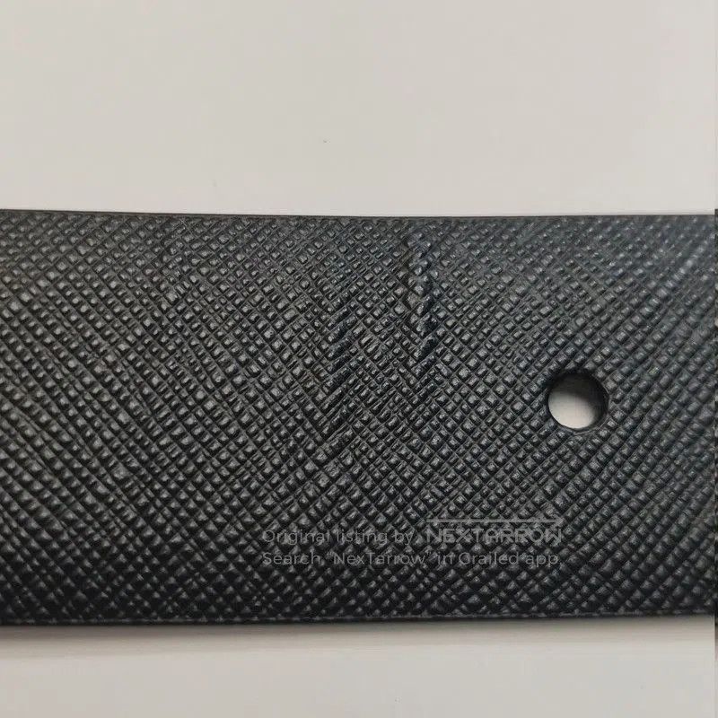 Prada Prada Leather Logo Buckle Belt. Size ONE SIZE - 8 Thumbnail