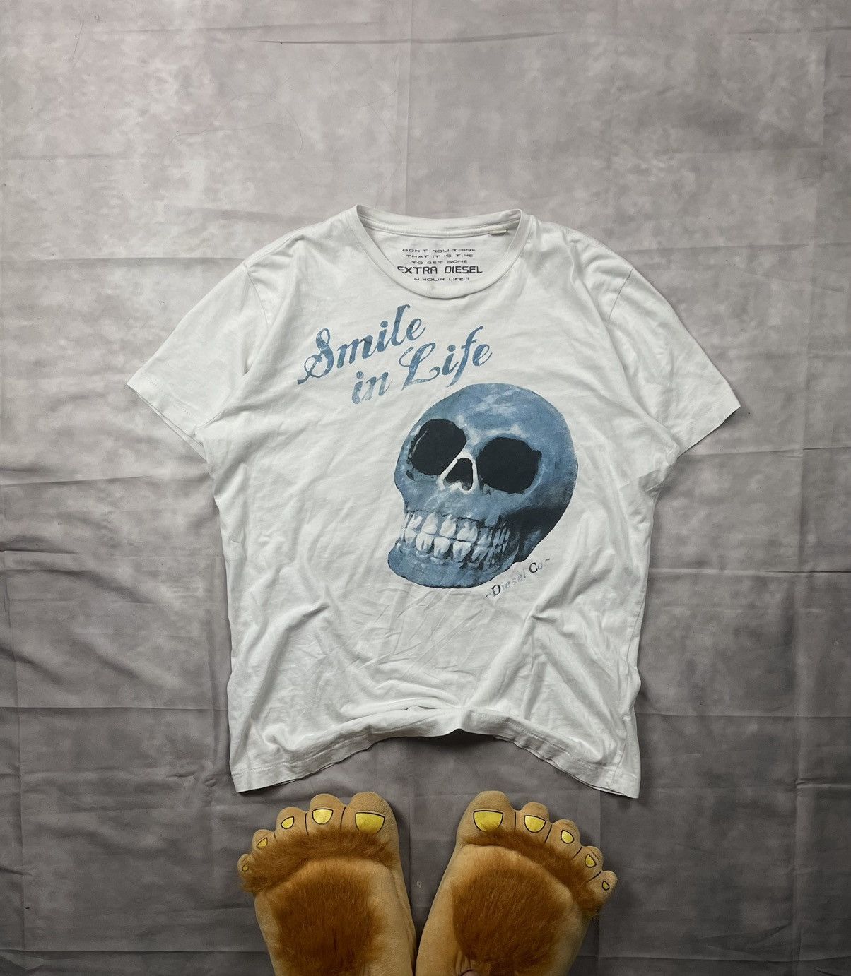 Diesel Diesel extra vintage 90s avant garde y2k T-Shirt for Sale Size US M / EU 48-50 / 2 - 1 Thumbnail