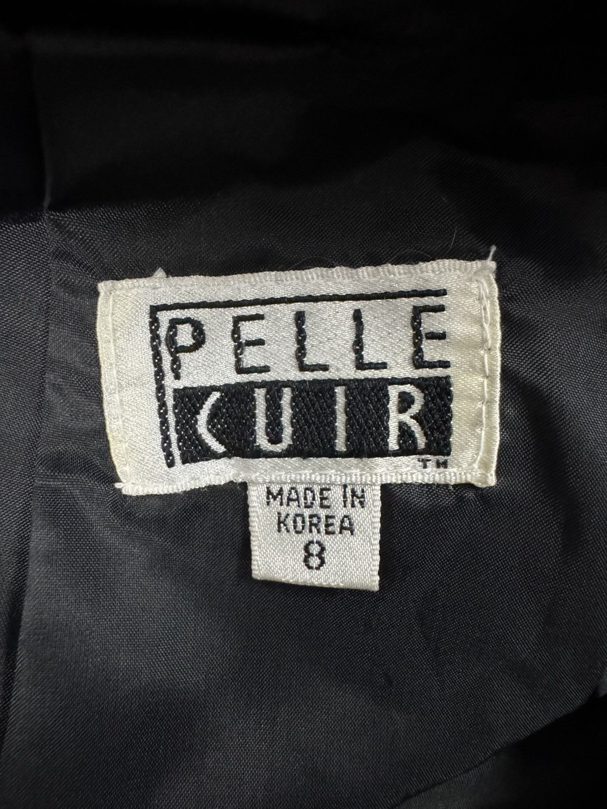 Other Vintage 80s PELLE CUIR Leather High-Waisted Pencil Skirt Size 27" / US 4 / IT 40 - 13 Thumbnail