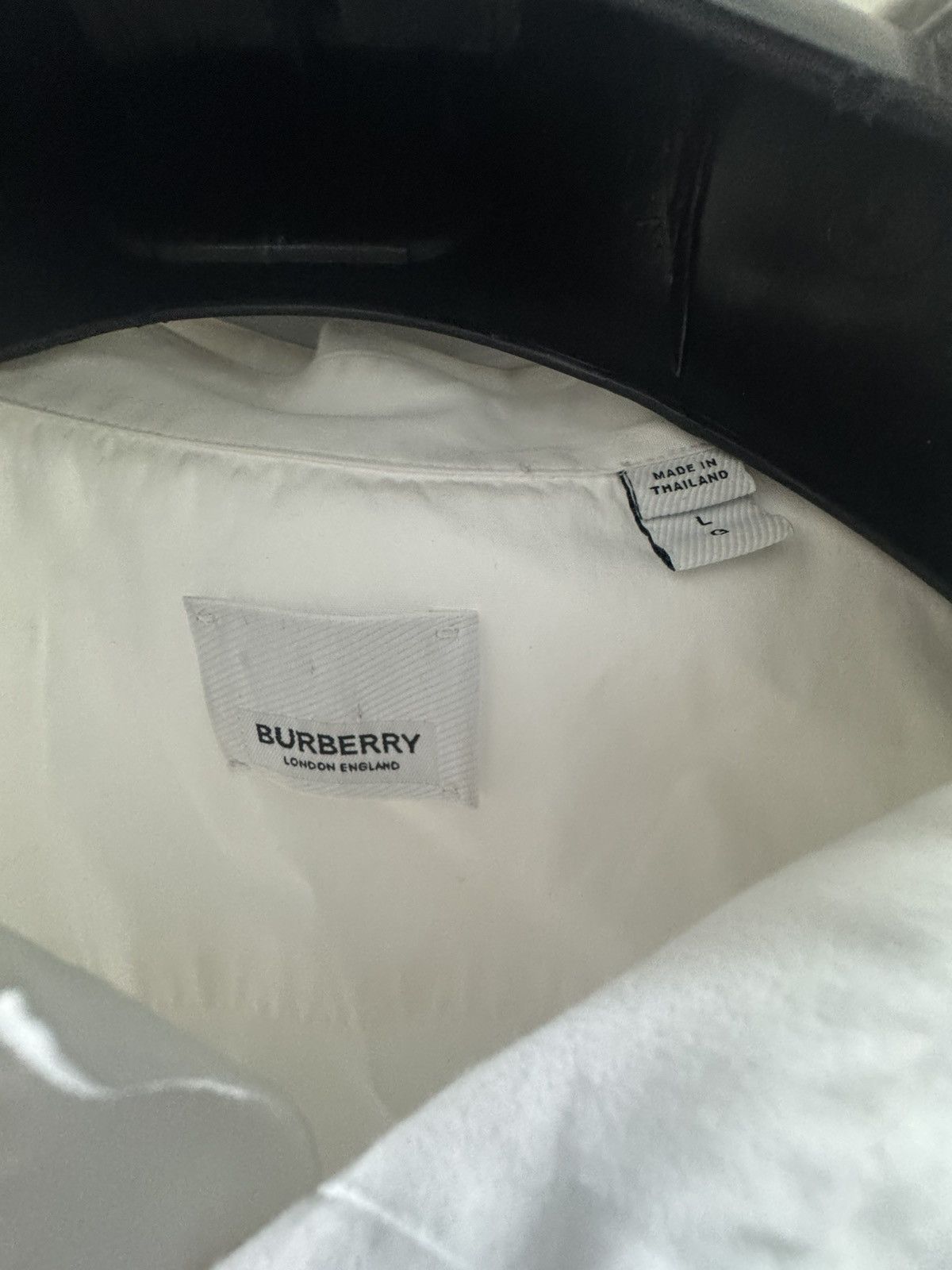 Burberry Burberry pocket logo long sleeve white shirt Size US L / EU 52-54 / 3 - 3 Thumbnail