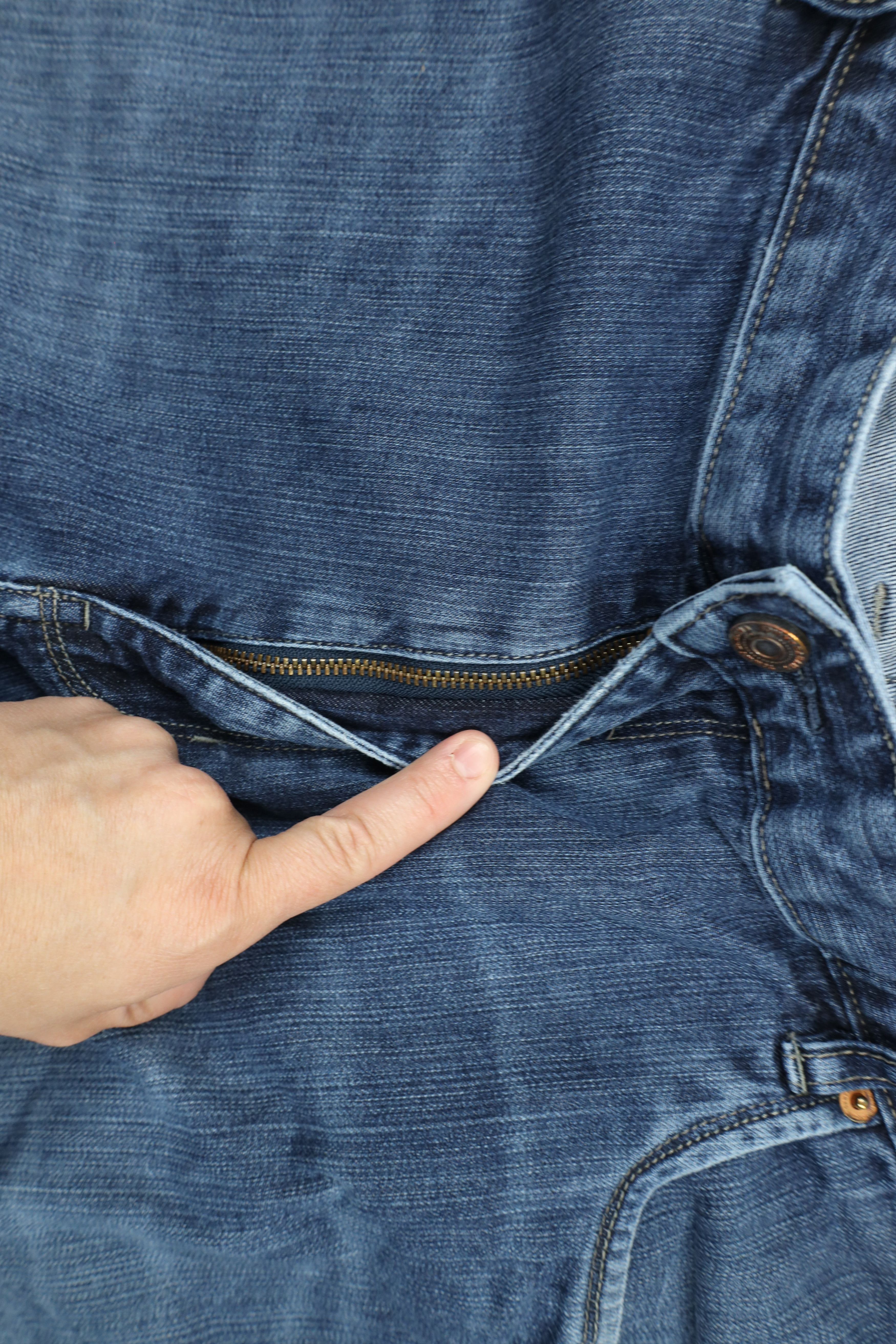Tommy Bahama × Vintage Vintage Tommy Bahama Wide Leg Denim Jeans Stretch Cotton Size US 44 / EU 60 - 7 Thumbnail