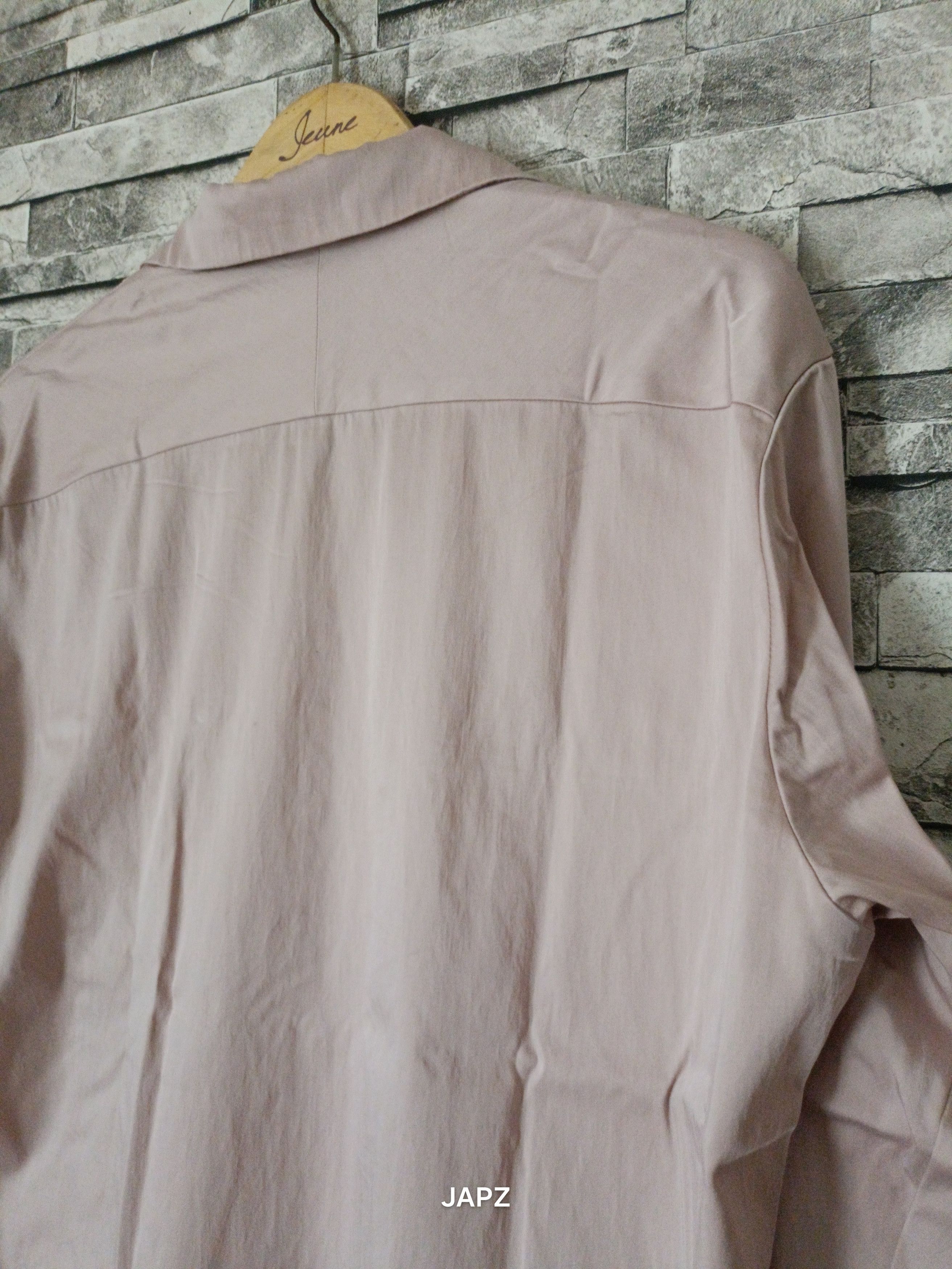 STUDIOUS Studious Japan cupro contemporary open collar shirt Size US S / EU 44-46 / 1 - 5 Thumbnail