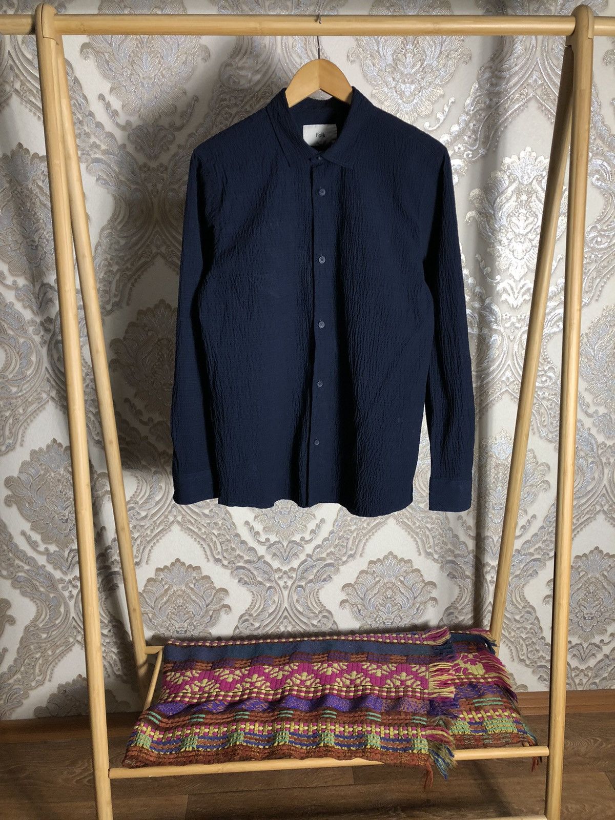 Folk VINTAGE FOLK LONG SLEEVE SHIRT DESIGNER CASUAL CLASSIC Y2K Size US L / EU 52-54 / 3 - 1 Thumbnail