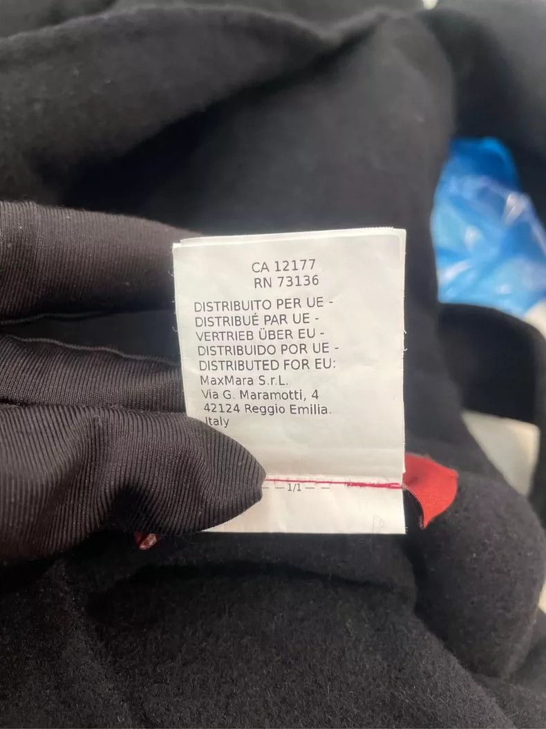Max Mara Max Mara Autumn/Winter Classic Black Double Face Cashmere Size M / US 6-8 / IT 42-44 - 6 Thumbnail
