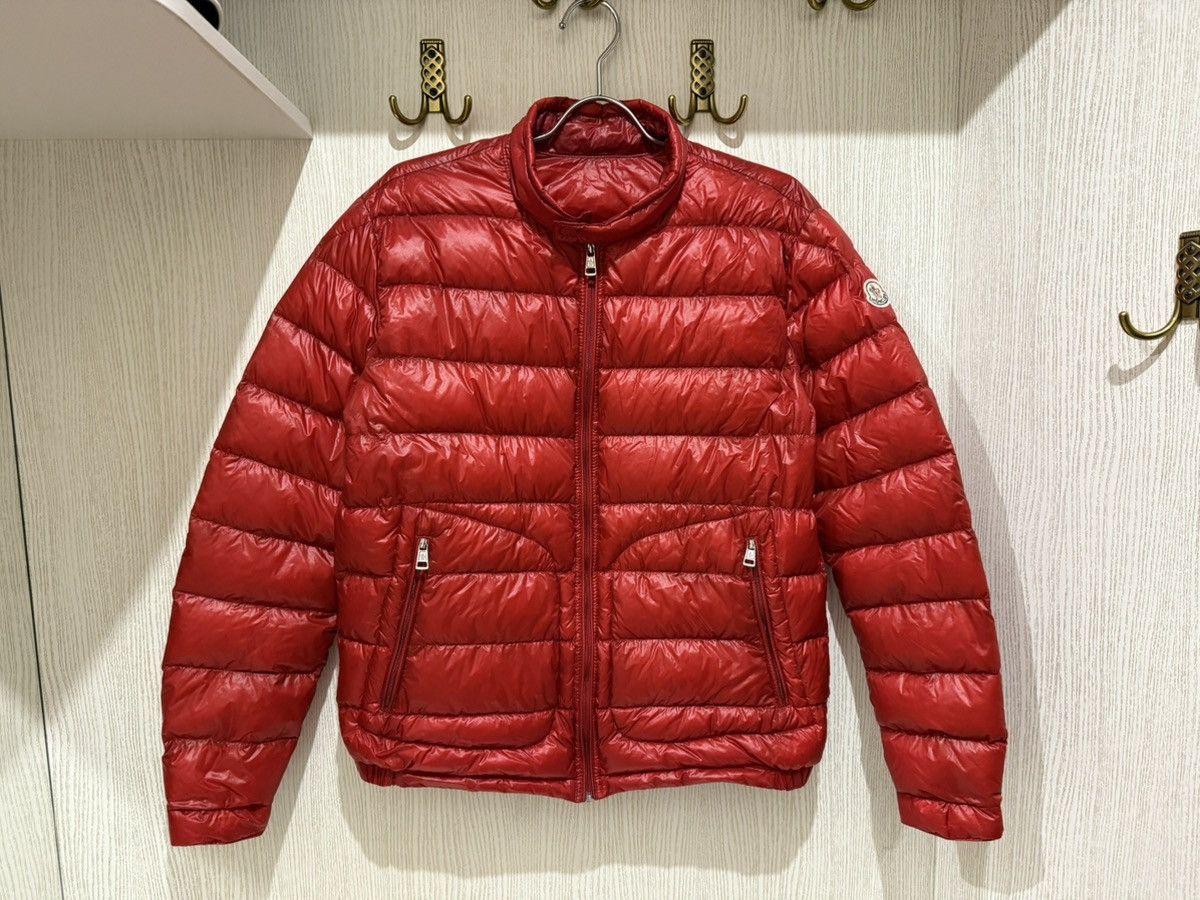 Moncler acorus red down jacket