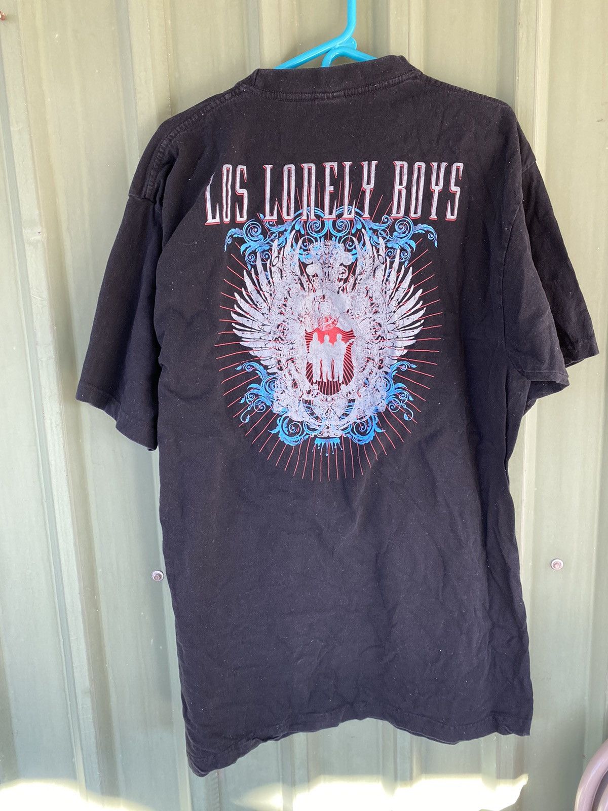 image of Band Tees x Vintage Los Lonely Boys in Black, Men's (Size 2XL)