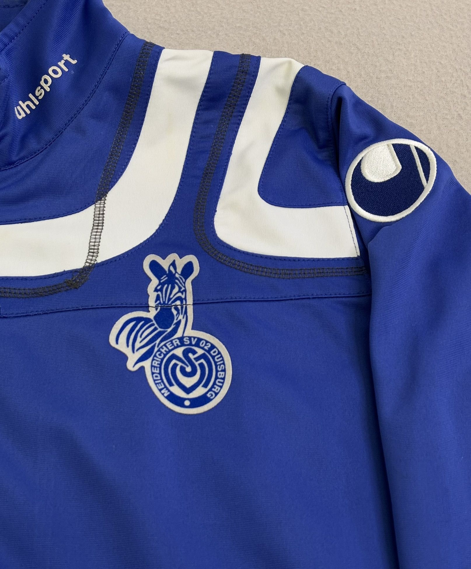 Vintage MSV Duisburg Uhlsport Football Sweatshirt size M Size US M / EU 48-50 / 2 - 7 Thumbnail