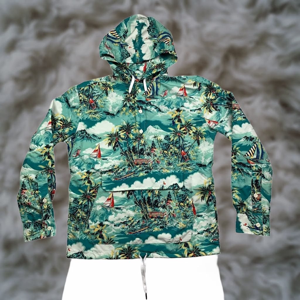 Polo Ralph Lauren Polo Ralph Lauren Men’s Hawaiian Anorak Jacket XS Green Waterproof Hooded Wind-Resistant Pockets Lightweight Regular Casual Rain Coat Shirt? Size US XS / EU 42 / 0 - 1 Thumbnail