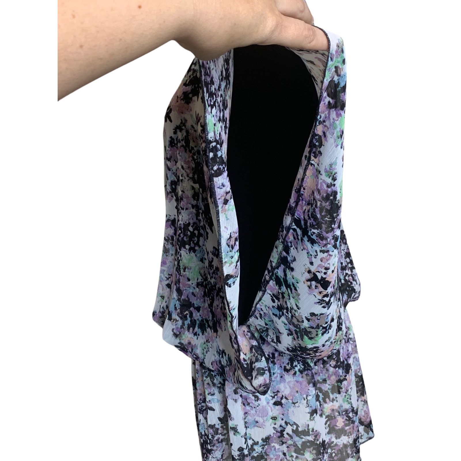 Badgley Mischka Badgley Mischka Fiona sheer floral Fiona Tunic size Large Size L / US 10 / IT 46 - 7 Thumbnail