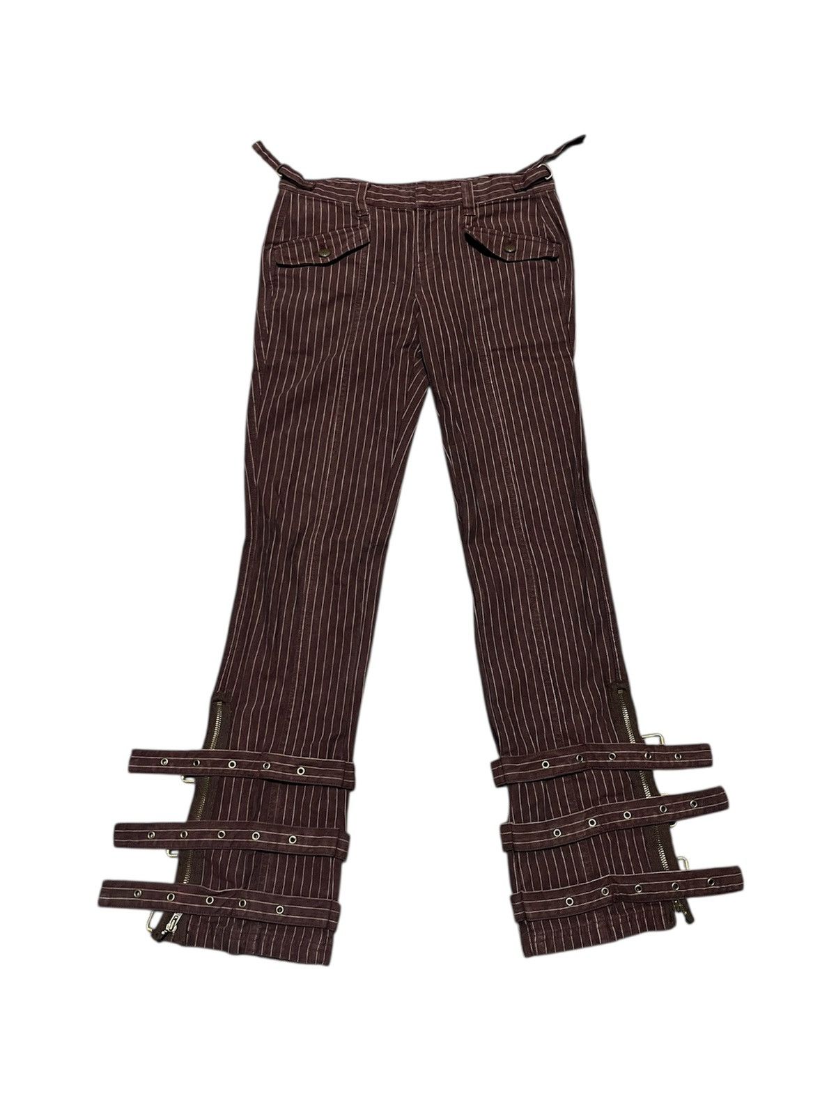 Hysteric Glamour FakeDelic.Co Bondage Bootcut/Flare Pant Hickory Size US 27 - 4 Thumbnail