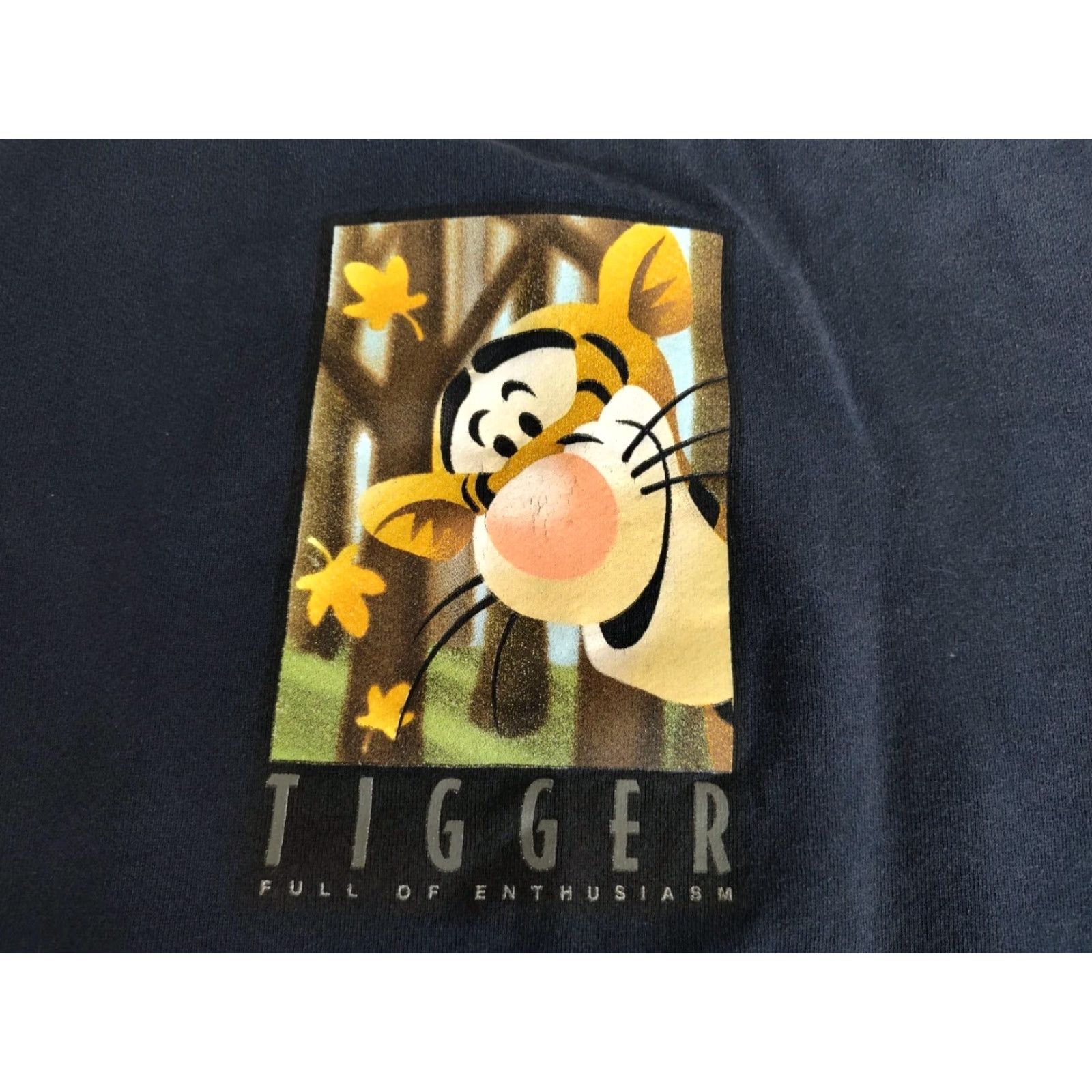 Disney Vintage Disney Store Crewneck Sweatshirt Tigger Navy Blue USA Made Size XXL 2XL Size US XXL / EU 58 / 5 - 2 Thumbnail