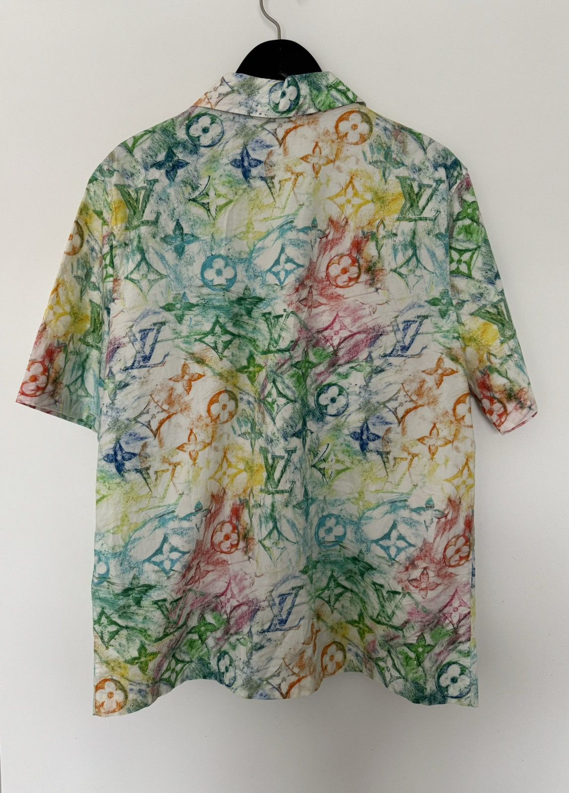Louis Vuitton Louis Vuitton Pastel Monogram Button Up Shirt Size US L / EU 52-54 / 3 - 4 Thumbnail