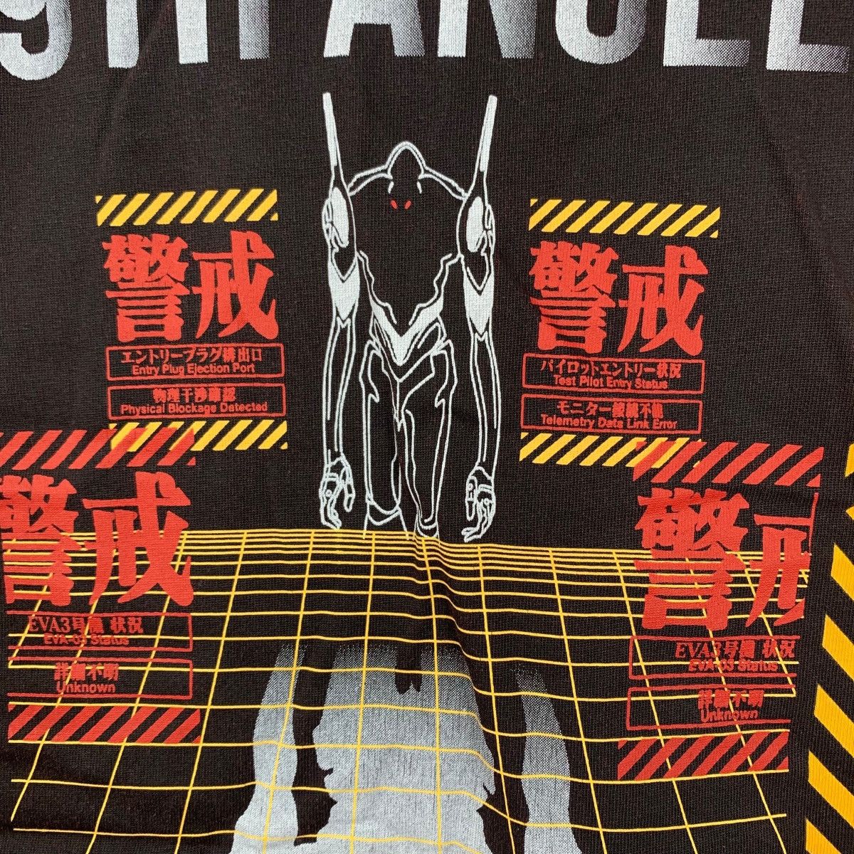 Vintage NEON GENESIS EVANGELION 9Th Angel Emergency Anime Shirt Size US L / EU 52-54 / 3 - 5 Thumbnail