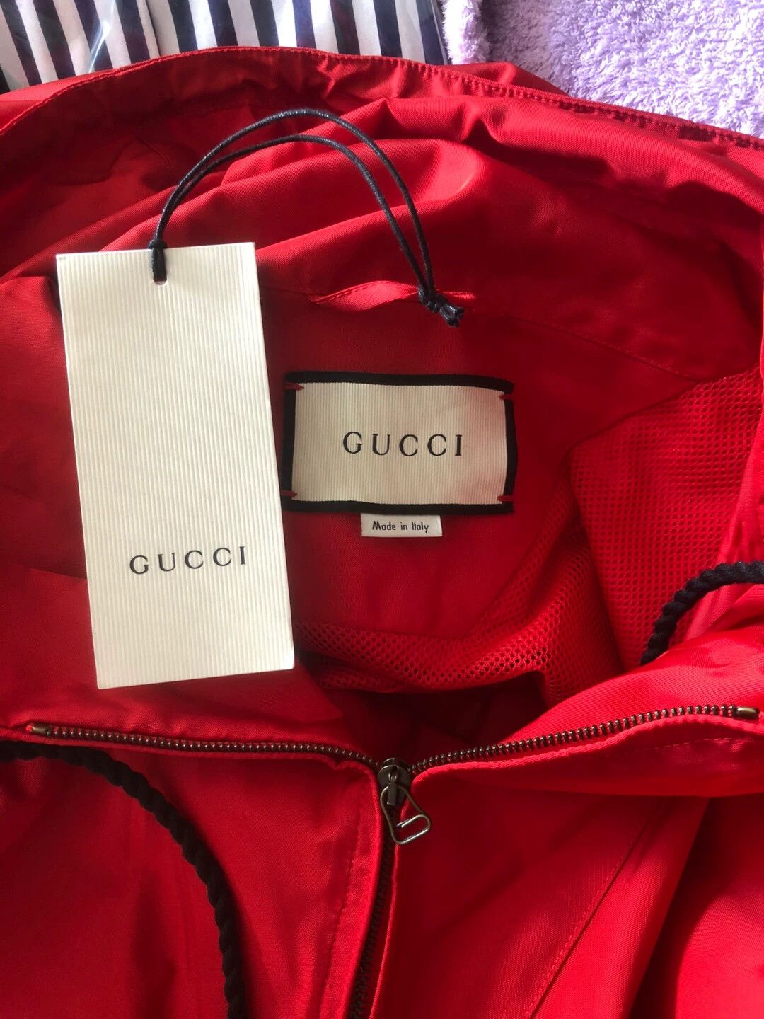 Gucci Gucci New Red Shell Jacket 46 Size US S / EU 44-46 / 1 - 7 Thumbnail