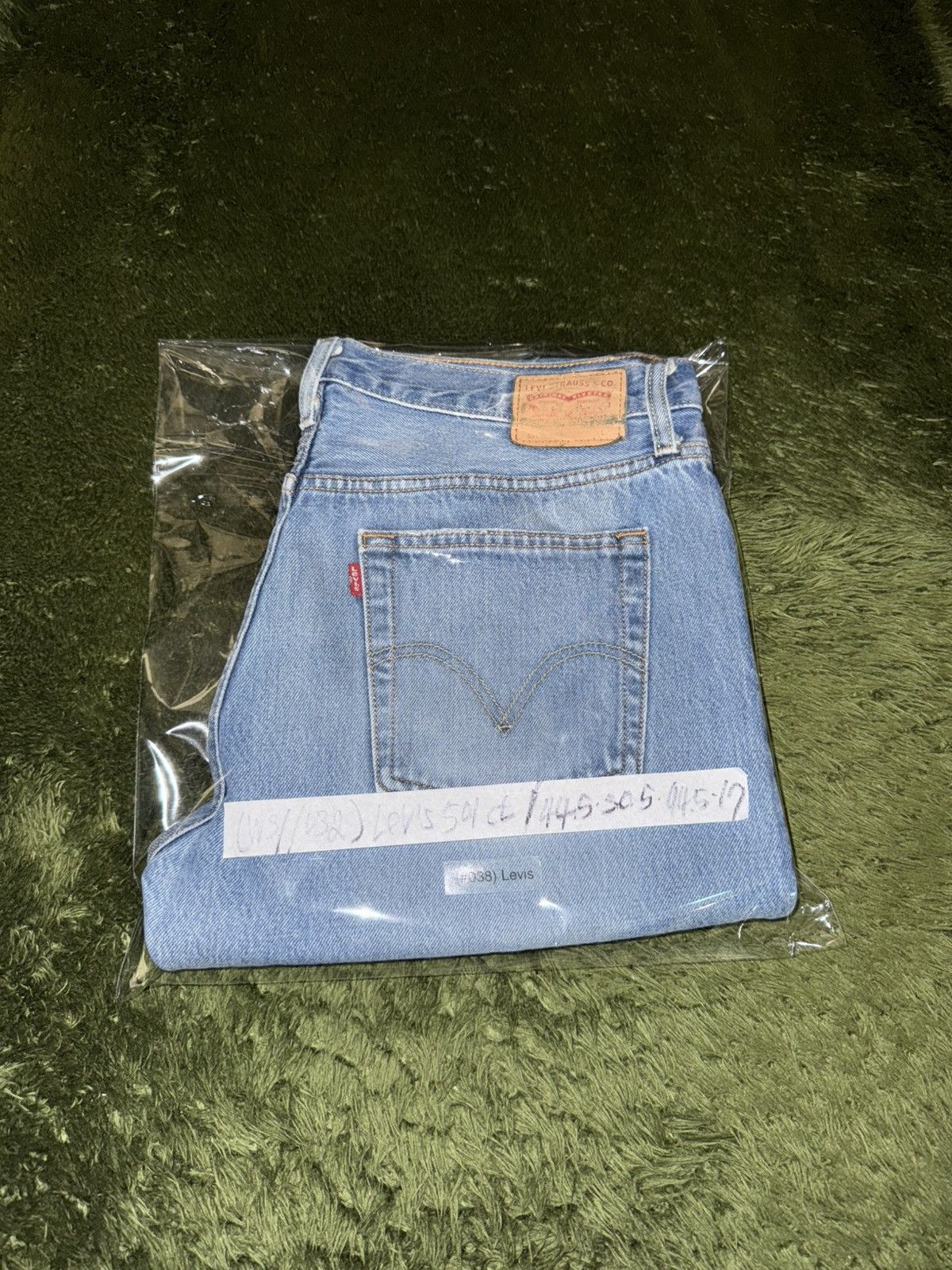 Levi's [W31/L32] Levi’s 501 CT Leather Label Indigo washed Denim Size US 31 - 13 Thumbnail